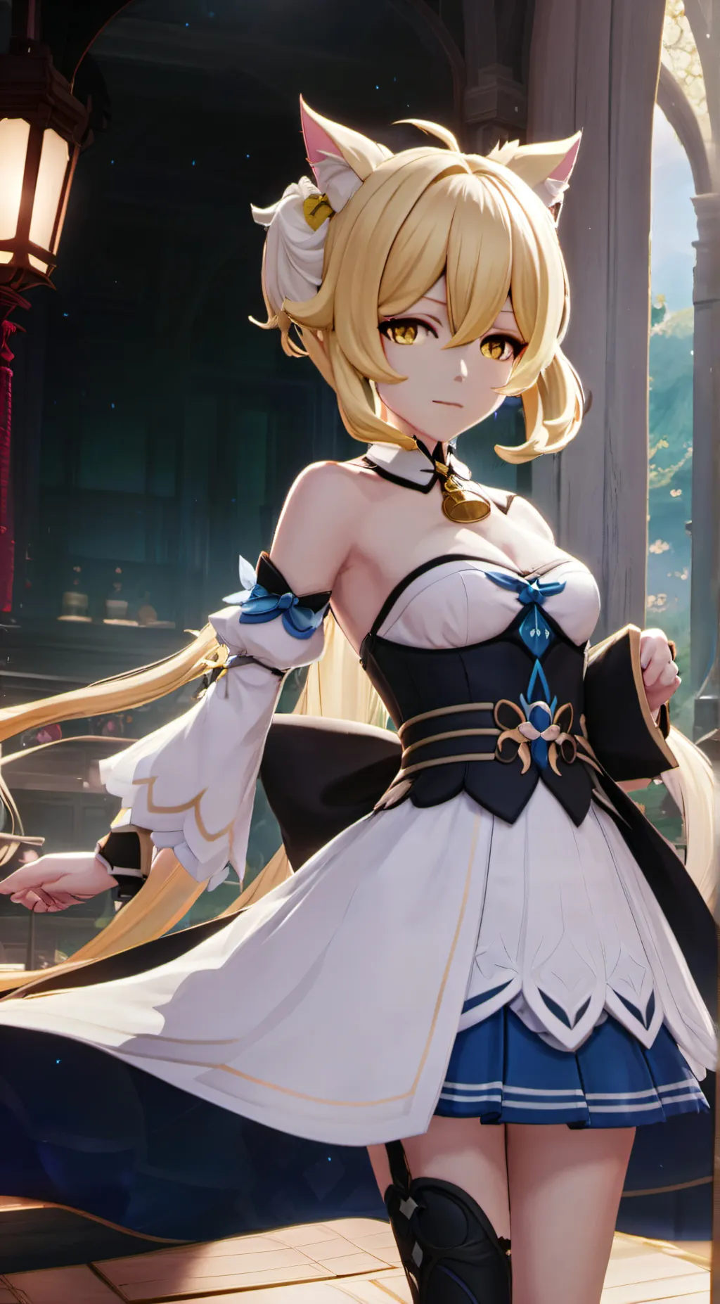 ai character: Lumine background