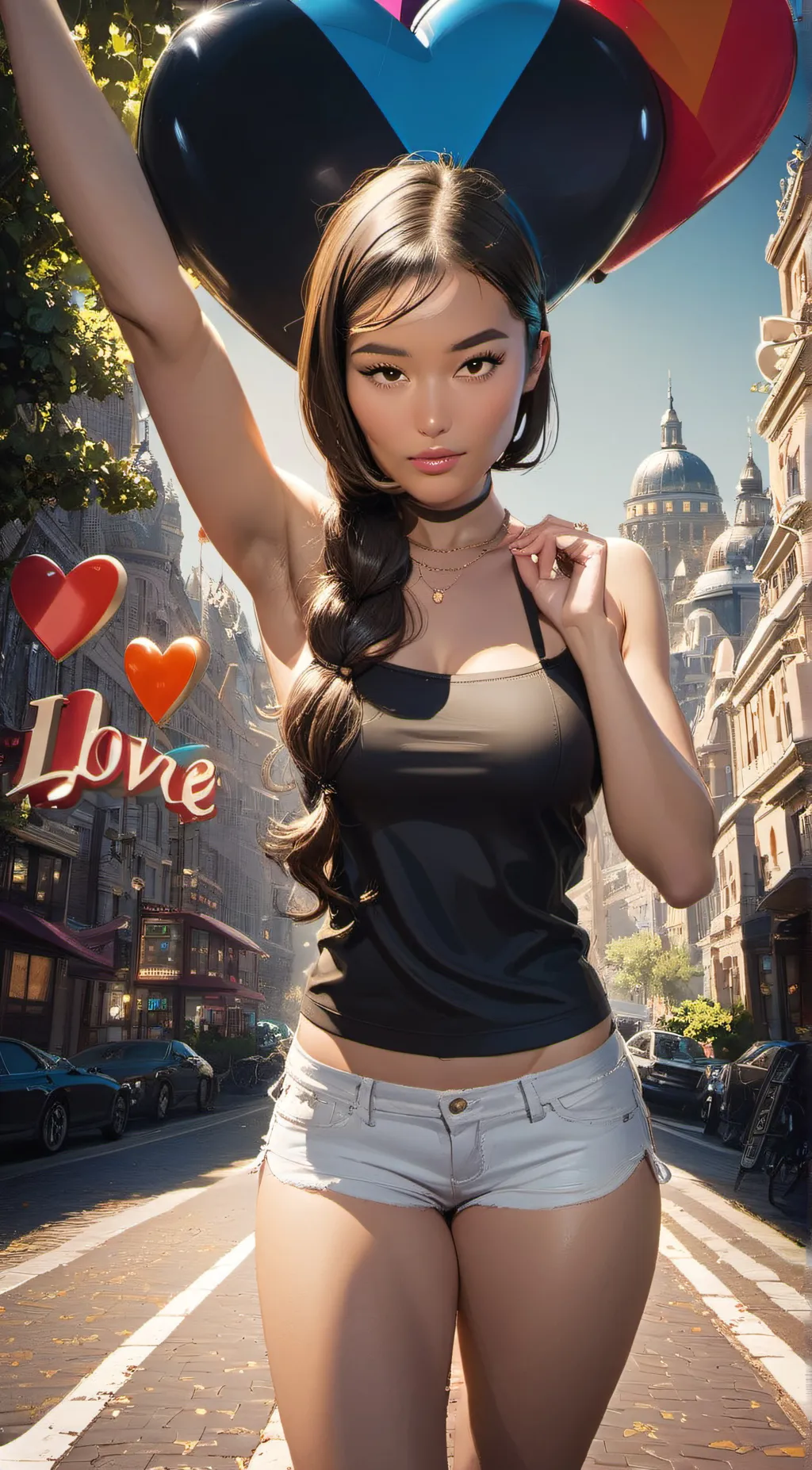 ai character: ZAZEY background