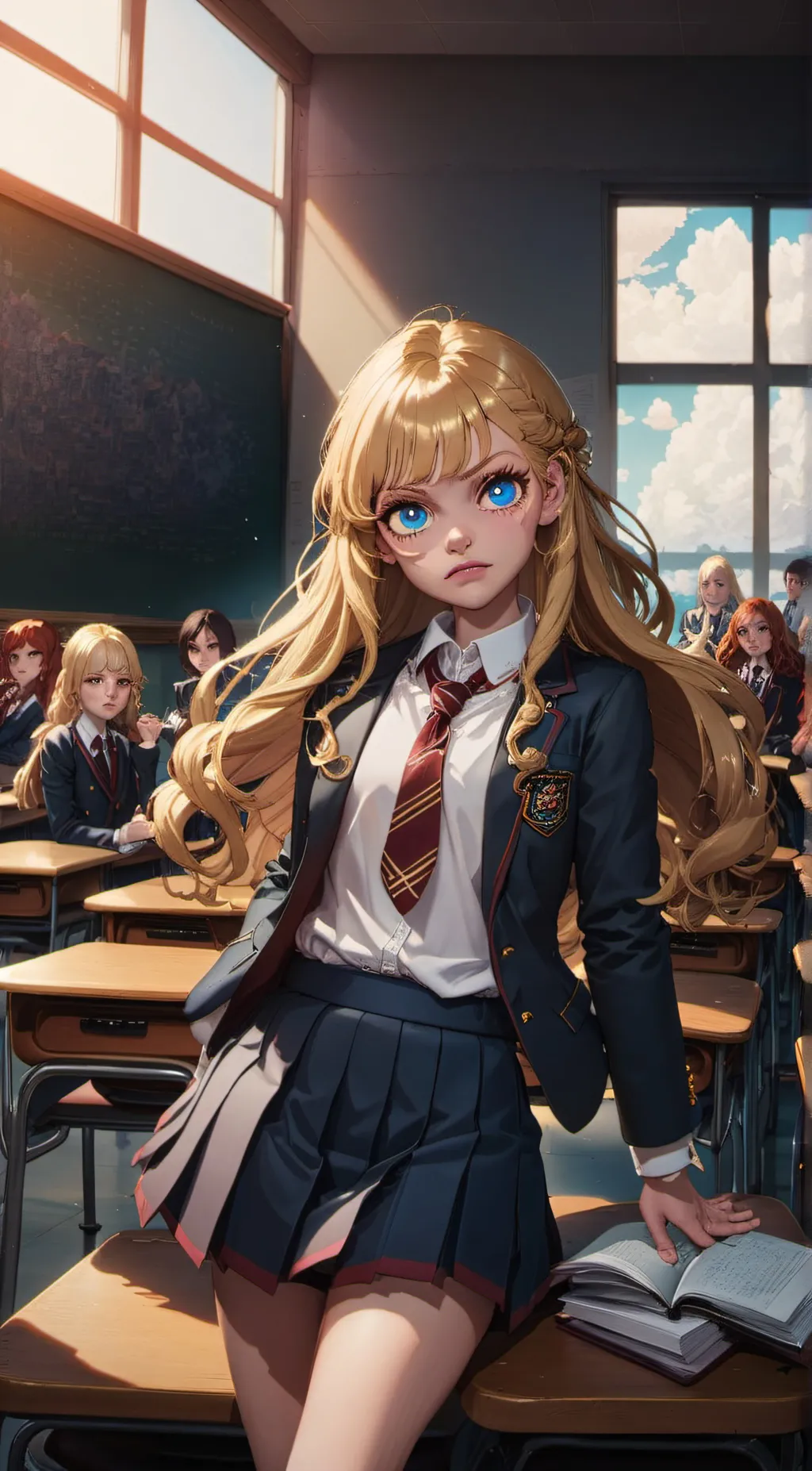 ai character: Lilly background