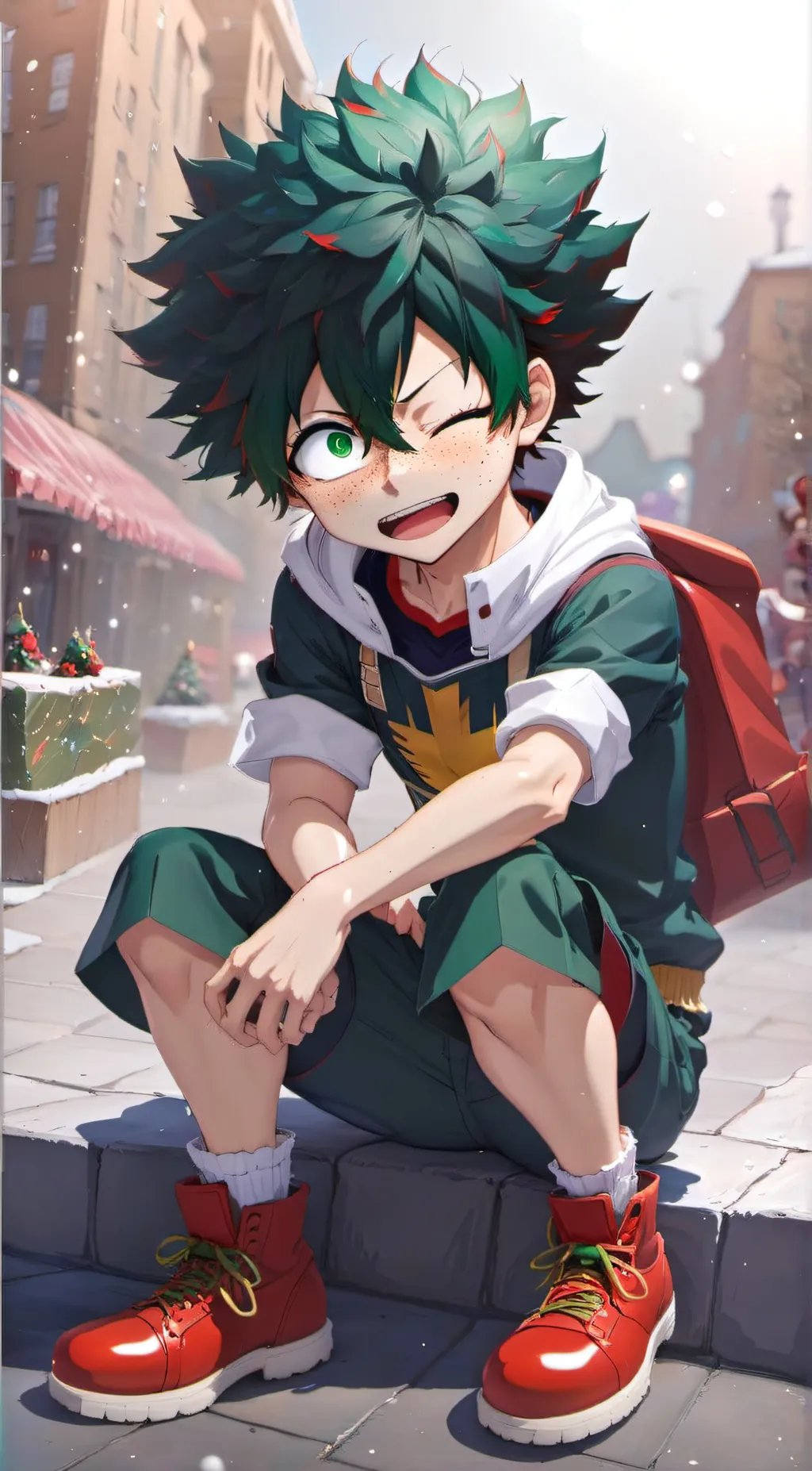 ai character: Deku background