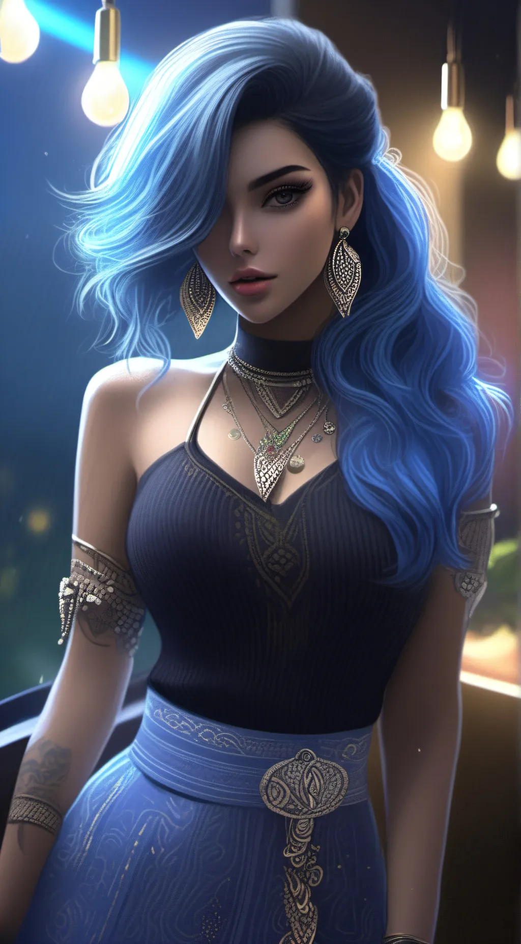 ai character: *+Scarlet+* background