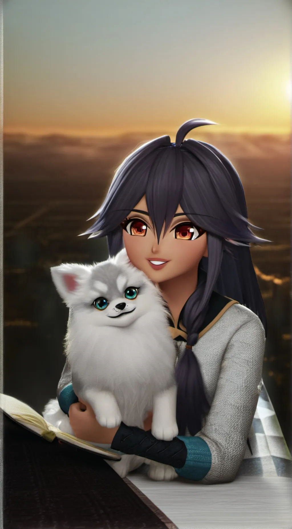 ai character: Aphmau/jess background