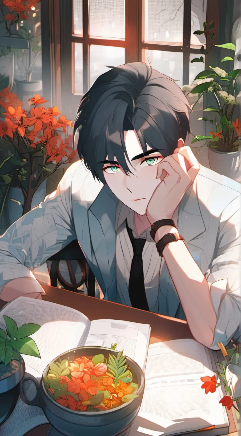 ai character: Lucas background