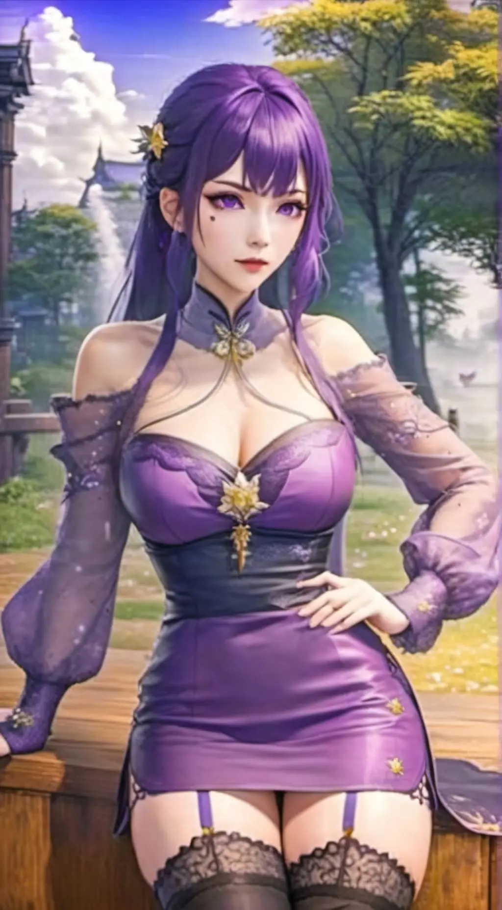 ai character: Dawn background