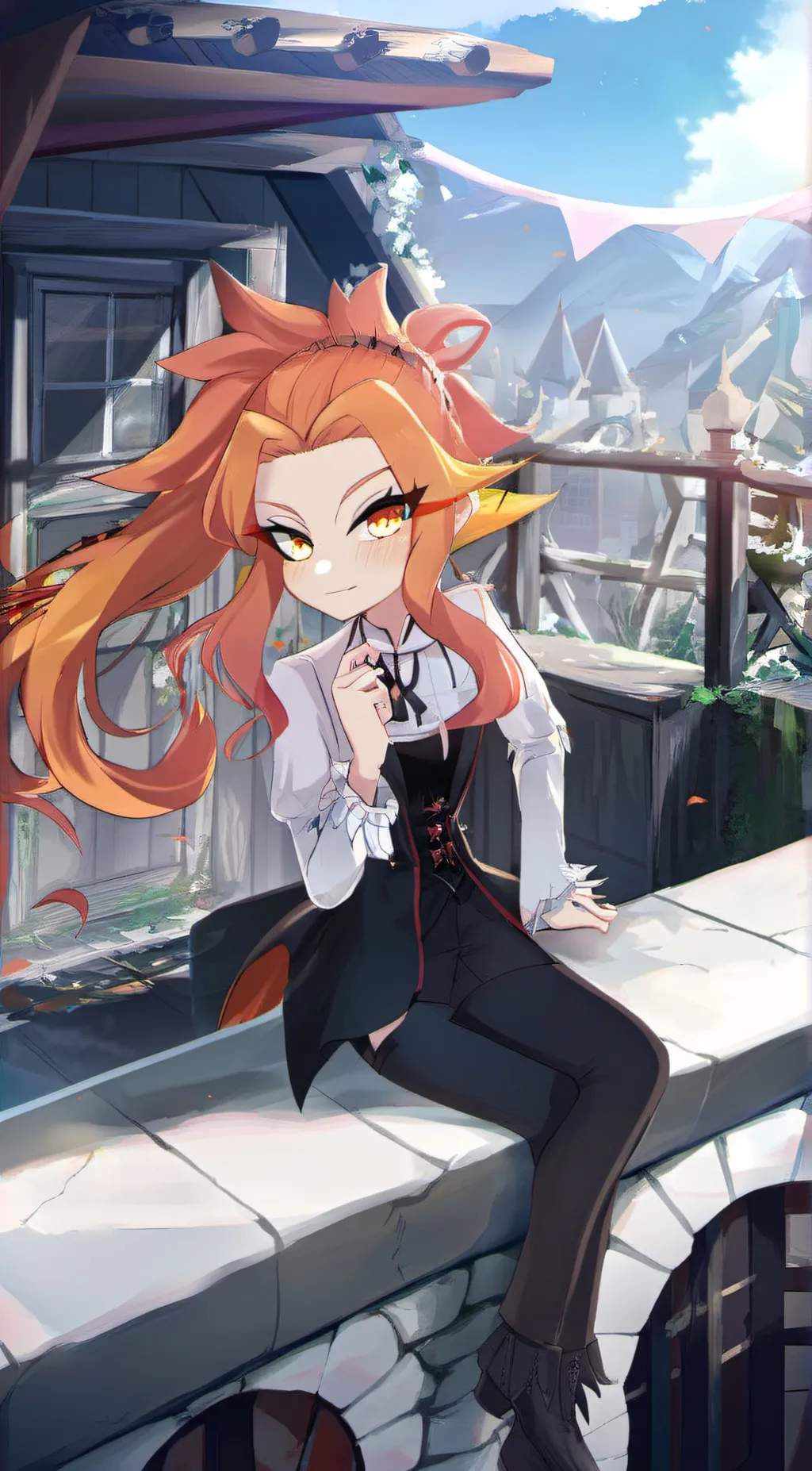 ai character: Adagio Dazzling background