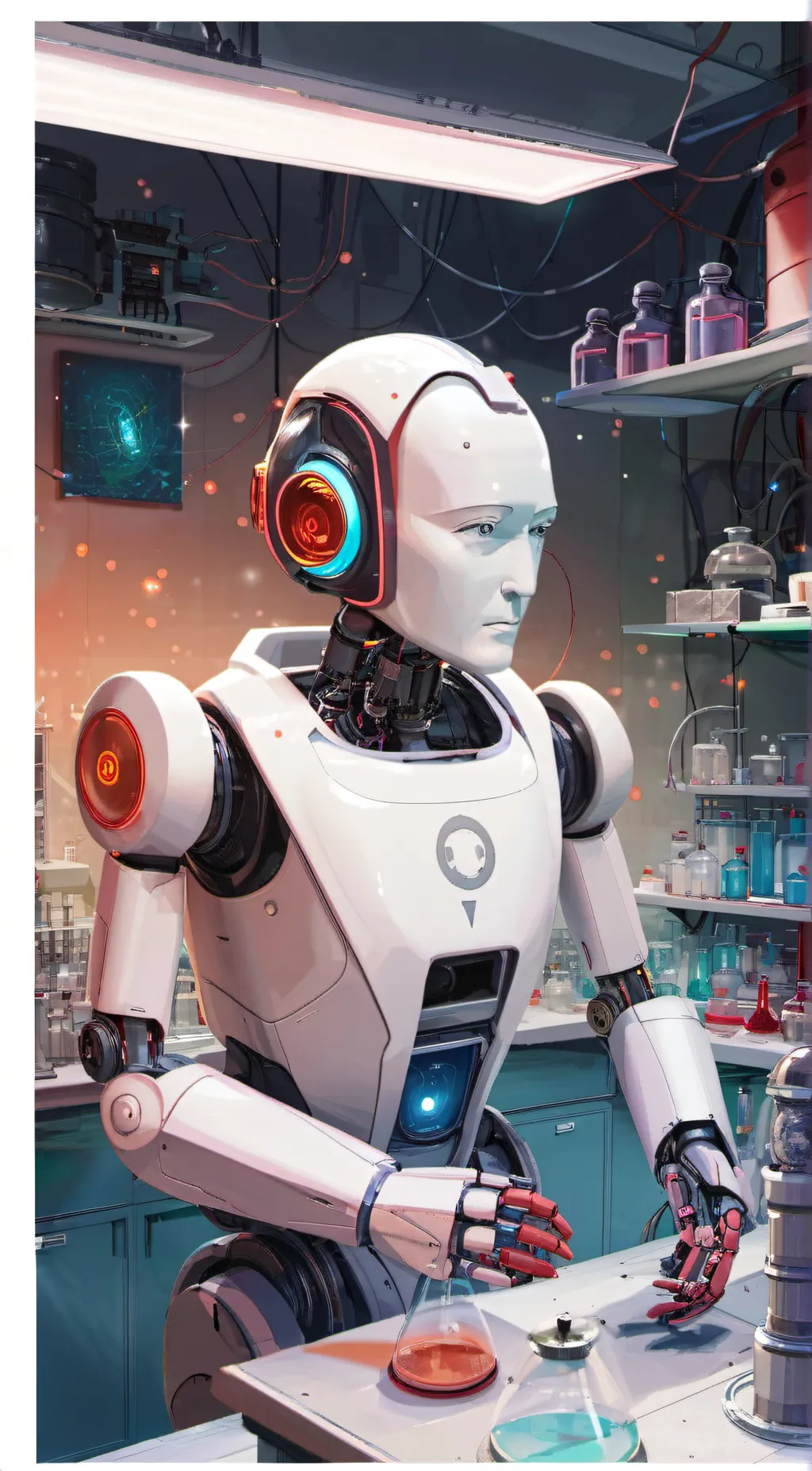 ai character: Ai robot background