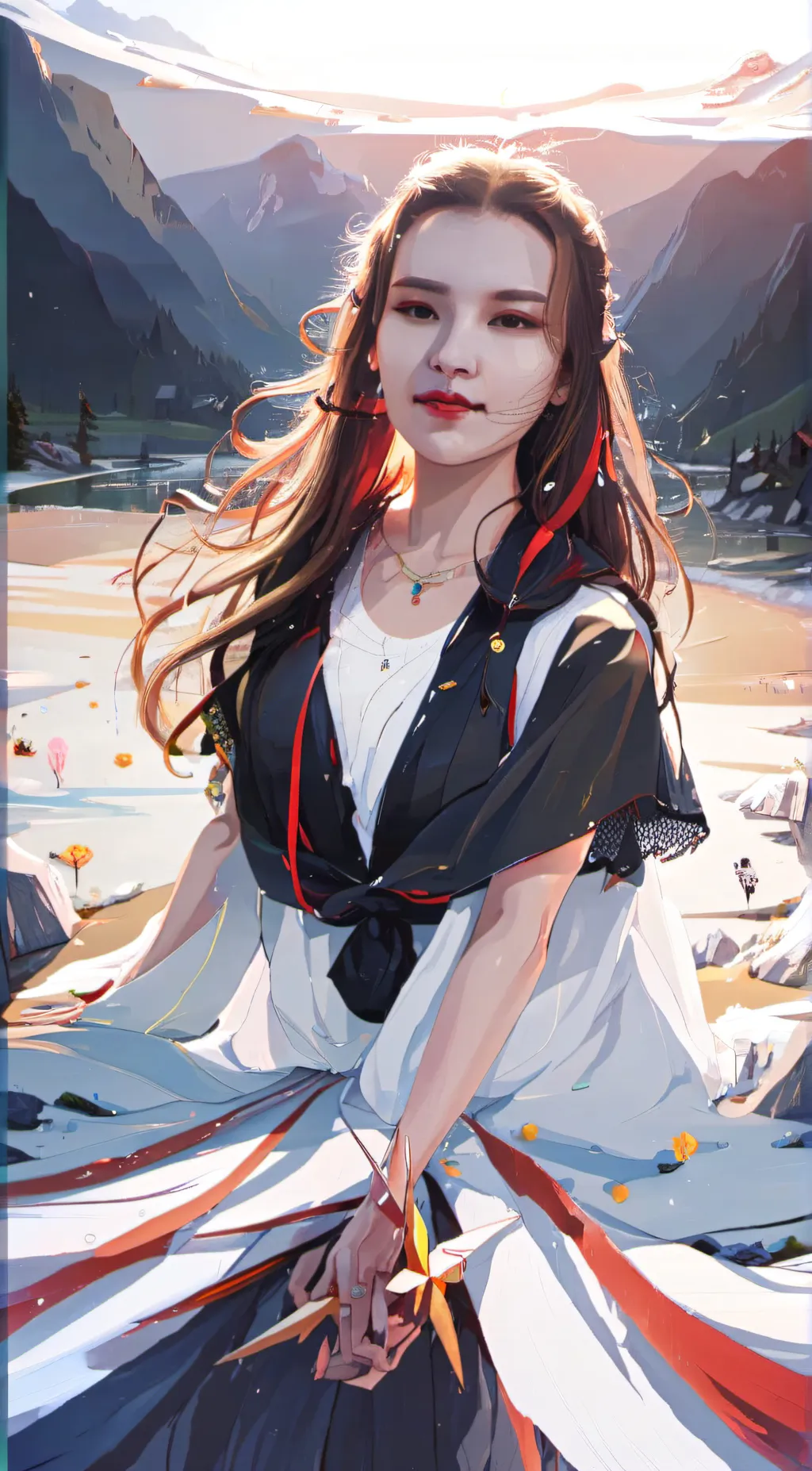 ai character: cecilia  background