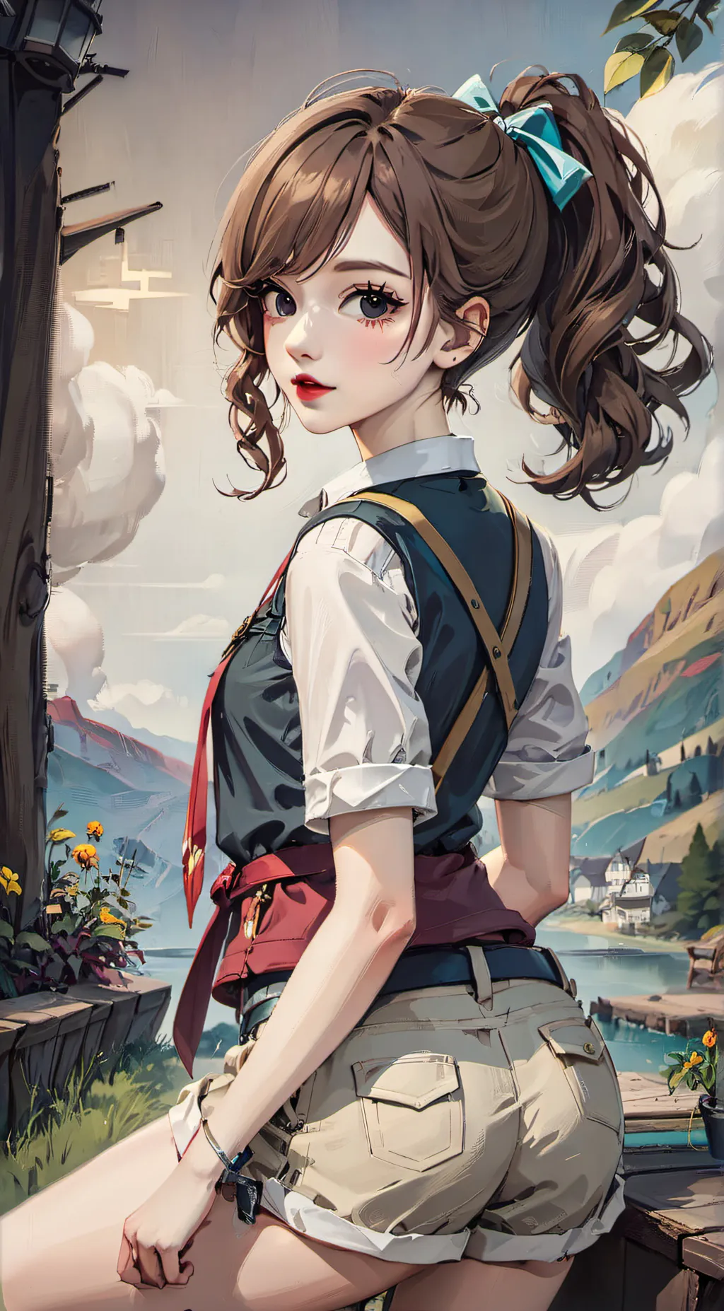ai character: Ruby background