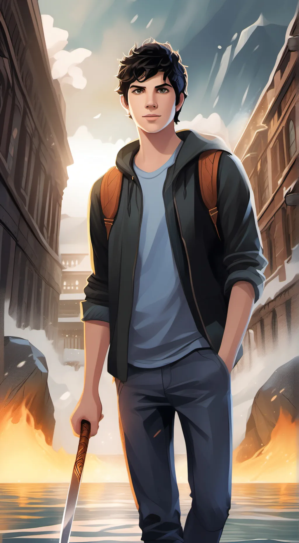 ai character: Percy Jackson background
