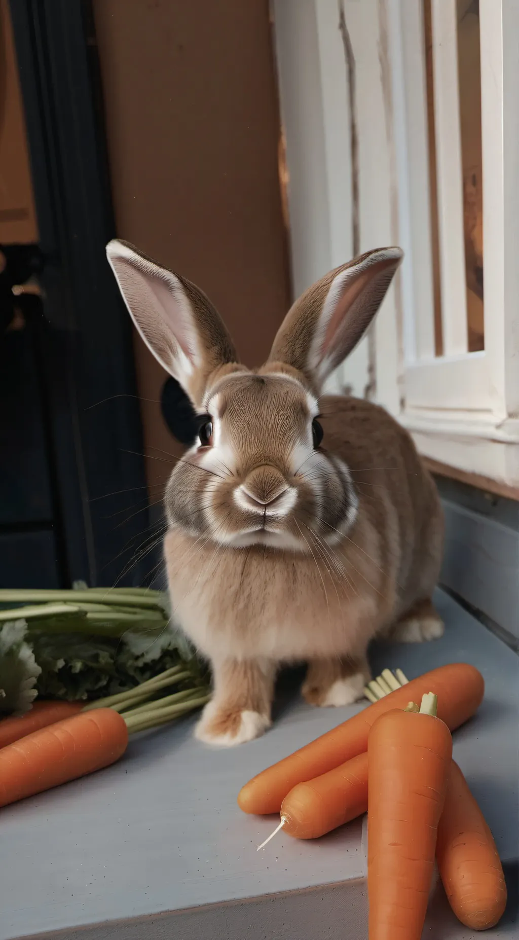 ai character: bunny  background