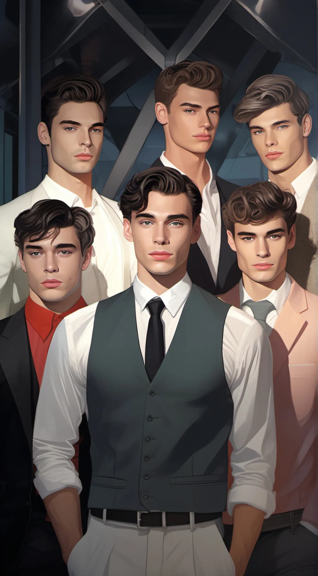 ai character: Elevator Boys background