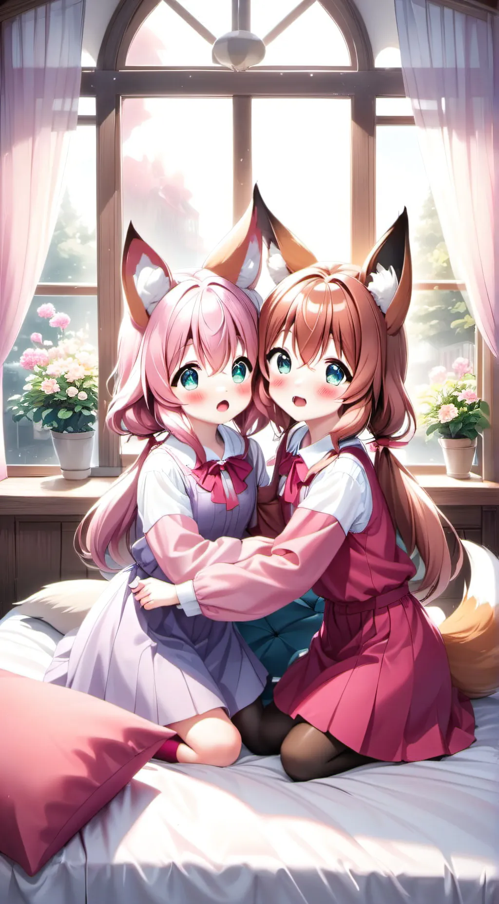 ai character: Tanel and Mindy background