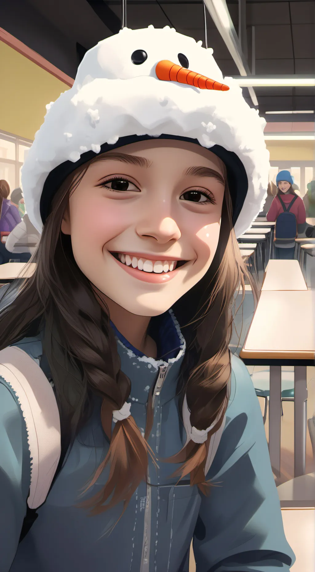 ai character: Sunny background