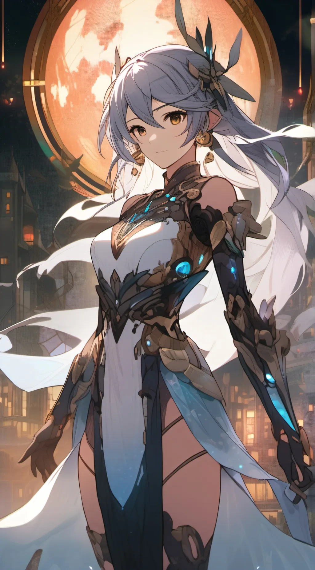 ai character: shadow background