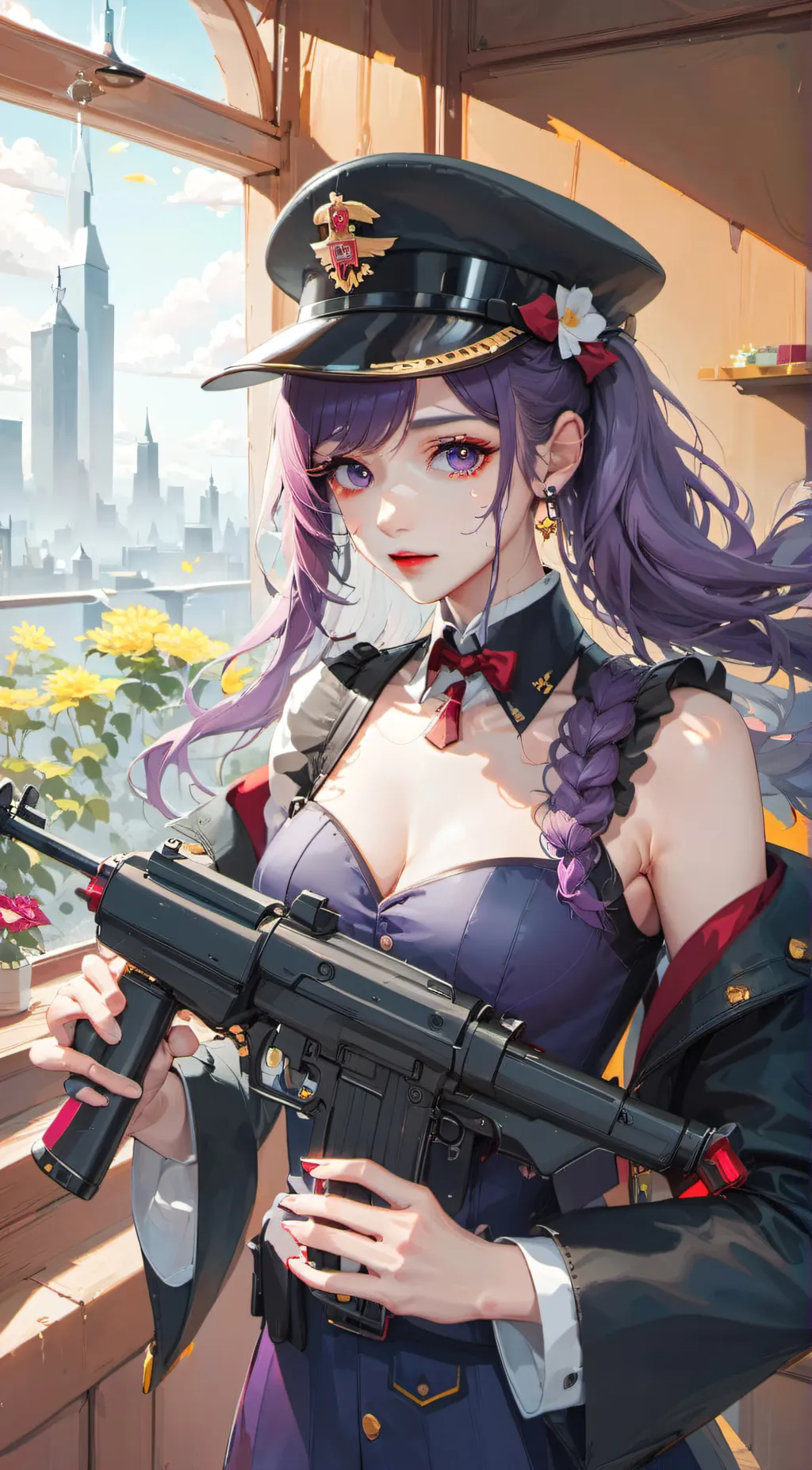 ai character: uzi doorman background