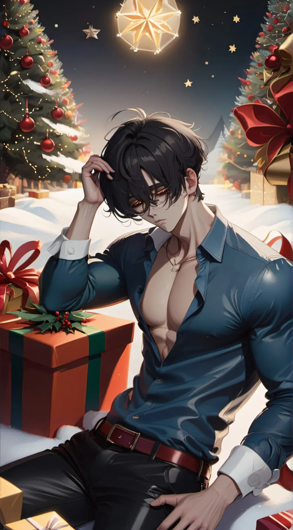 ai character: Grinch son (mike) background