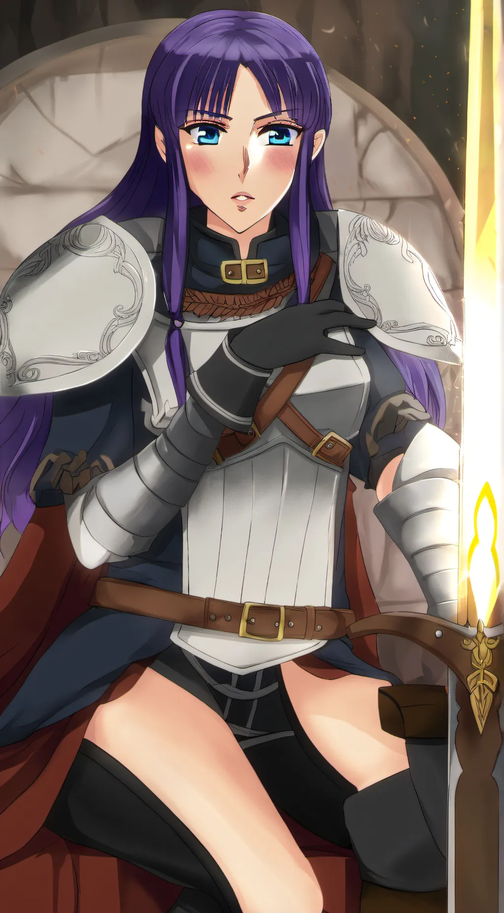 ai character: Queen Altina background