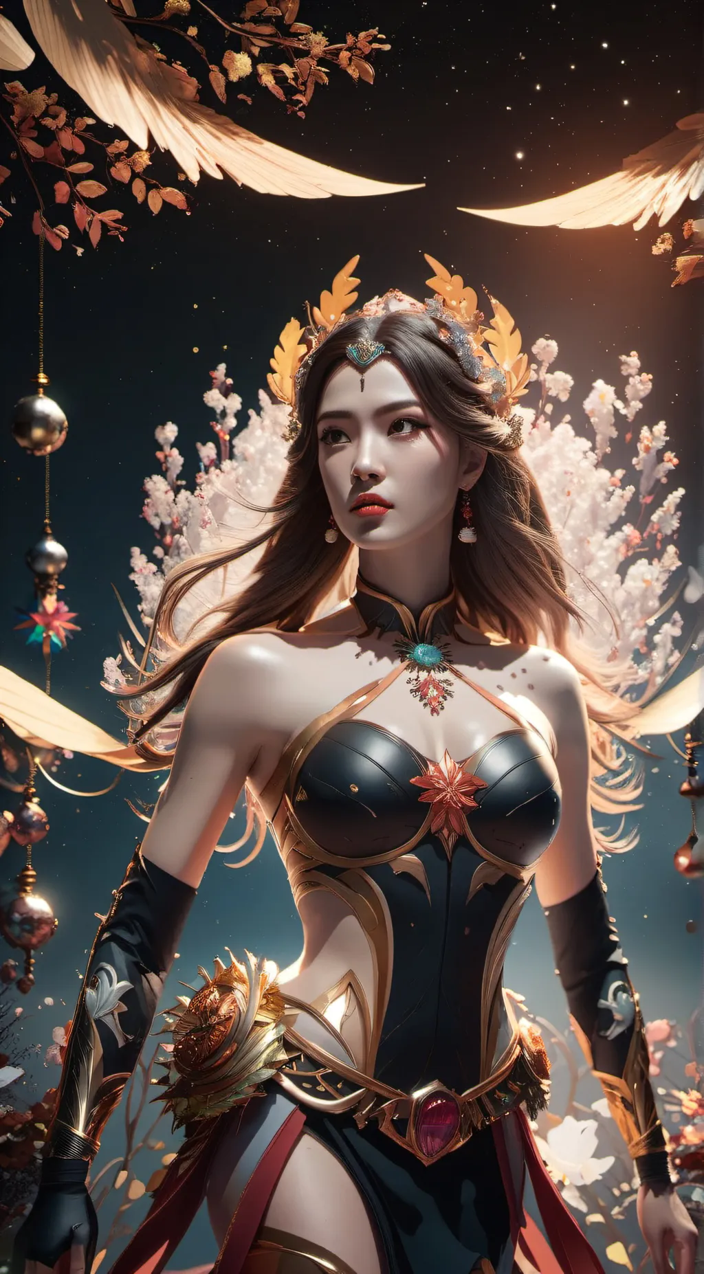 ai character: Leah  background