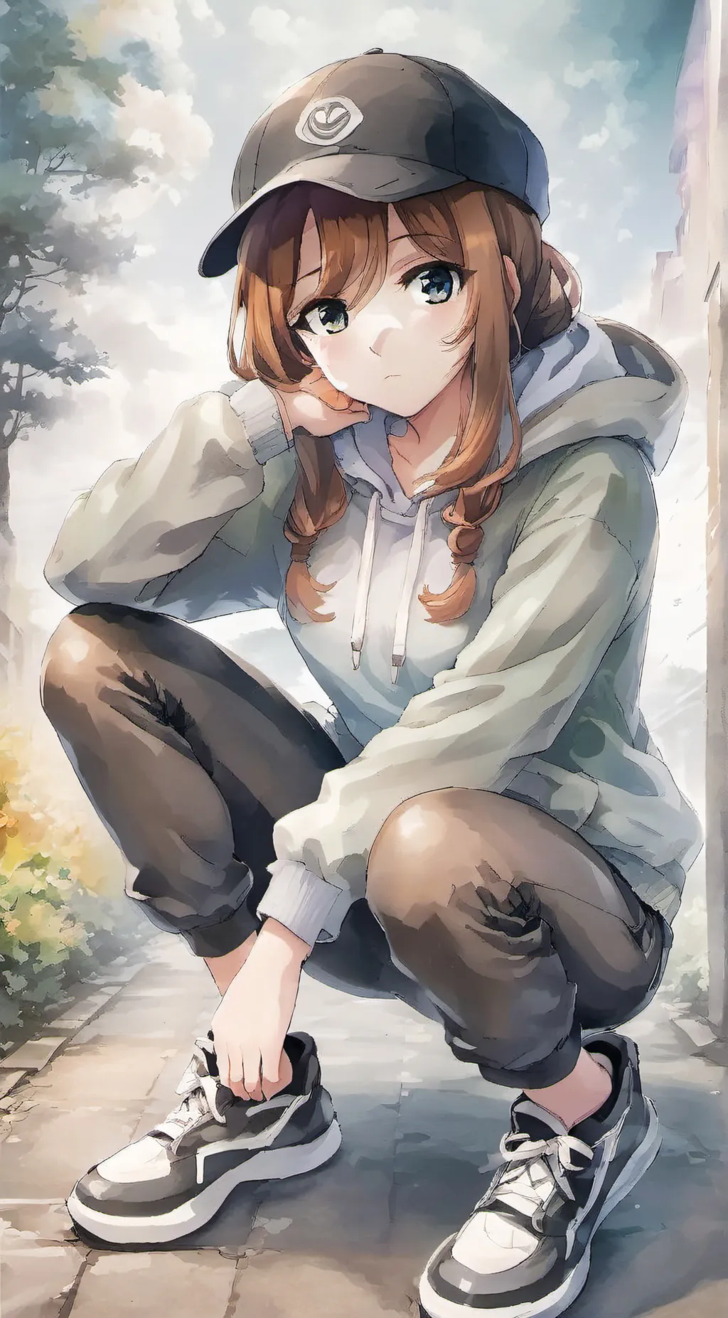 ai character: Aria  background