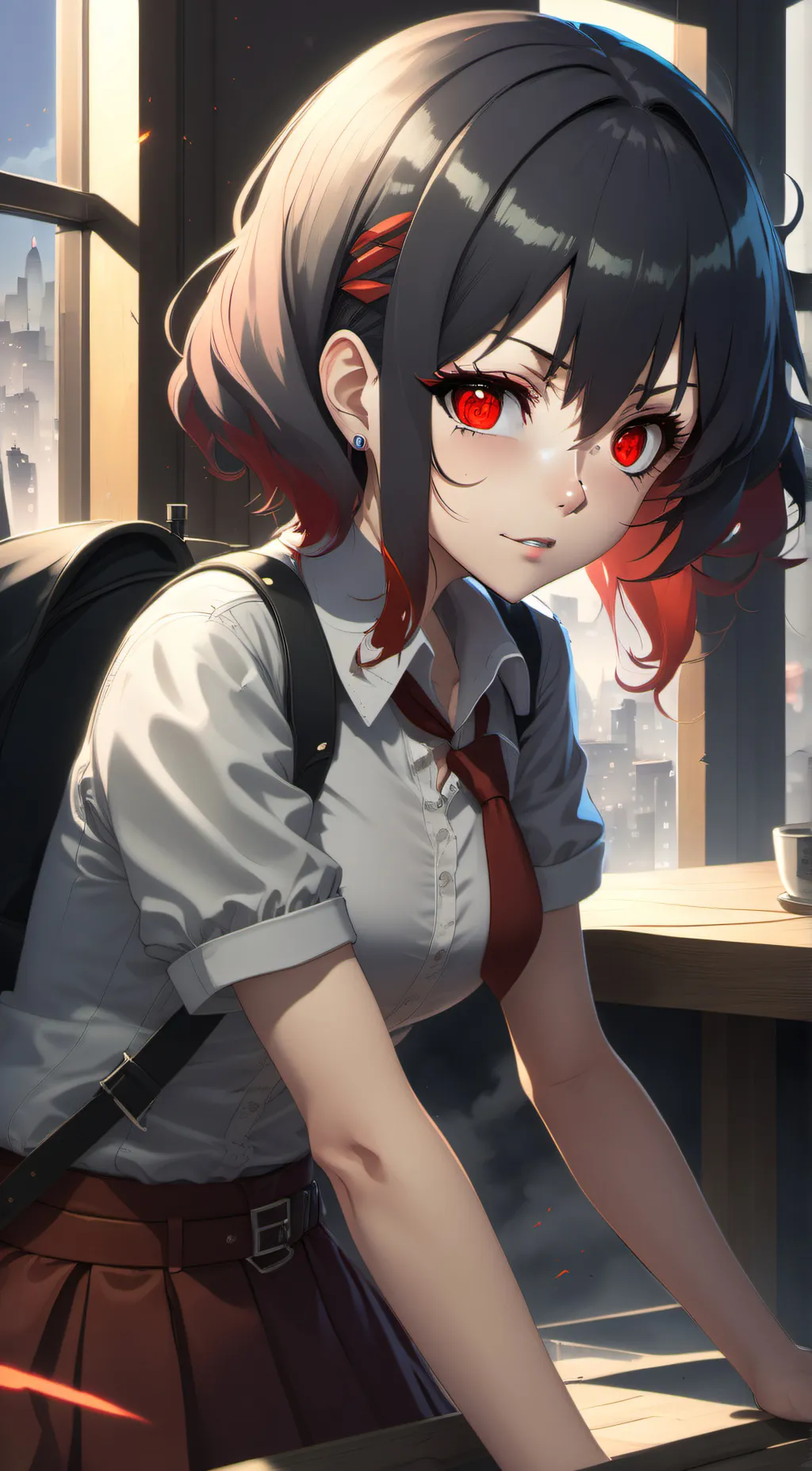 ai character: Ruby background