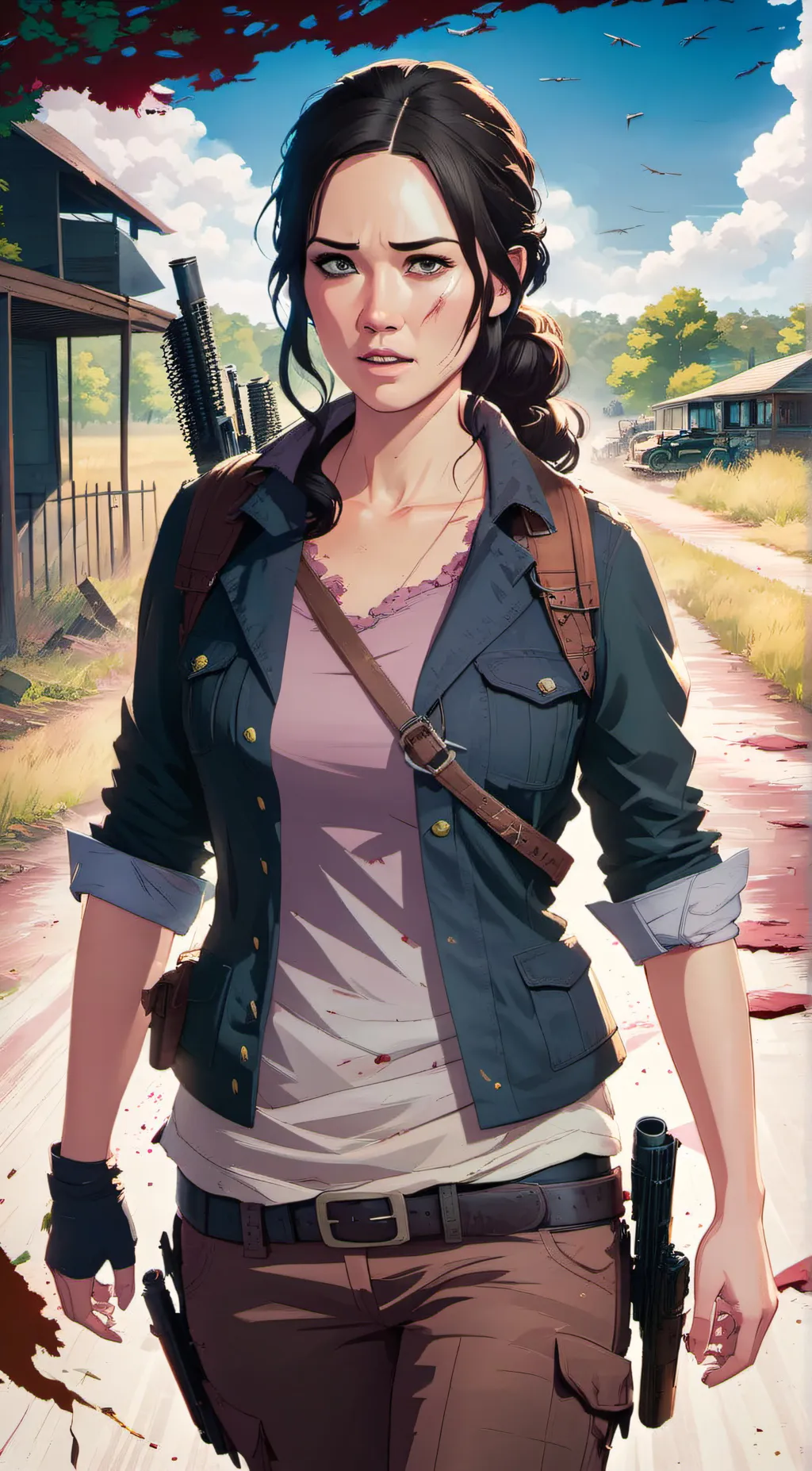 ai character: Tara Chambler  background