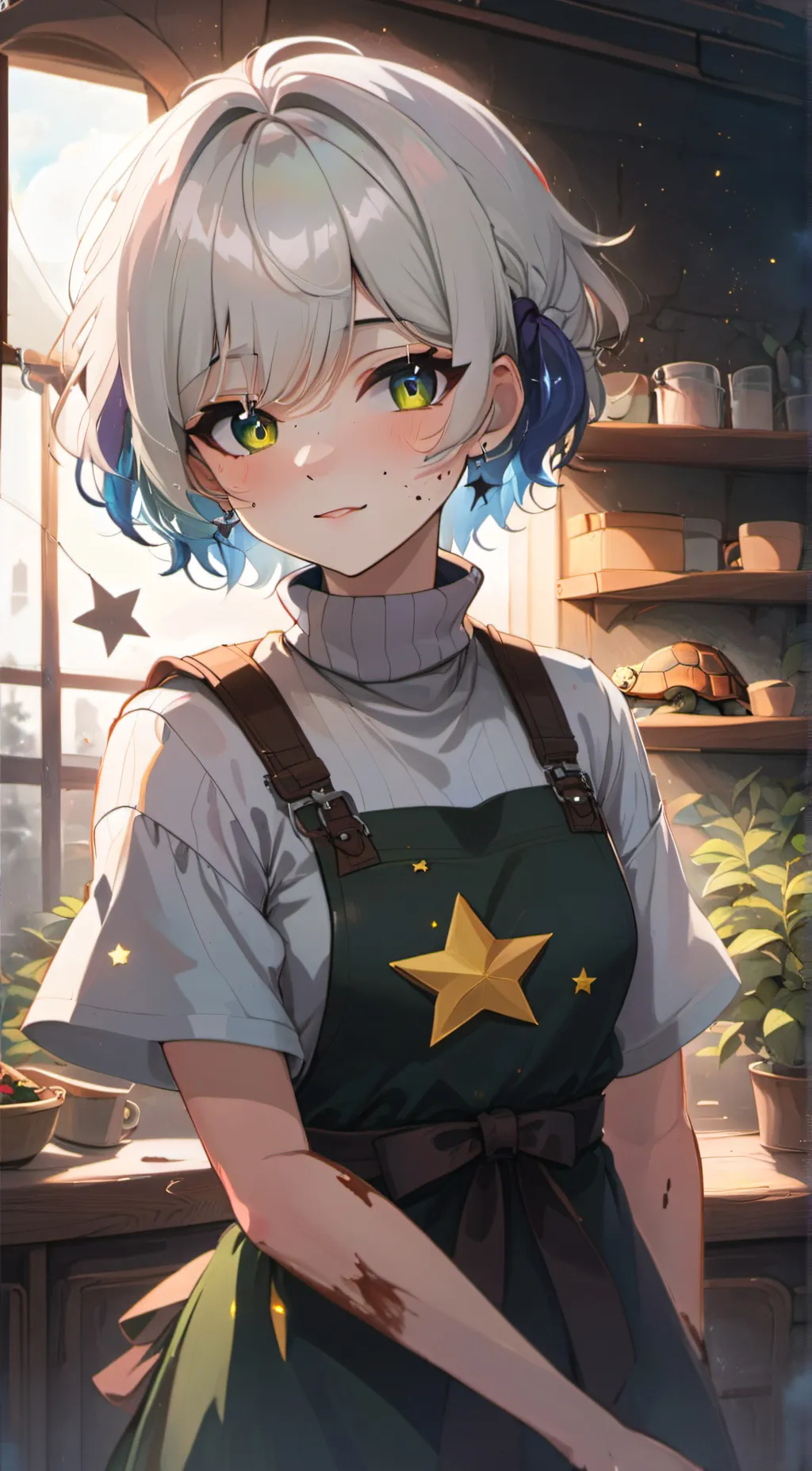 ai character: Embery background