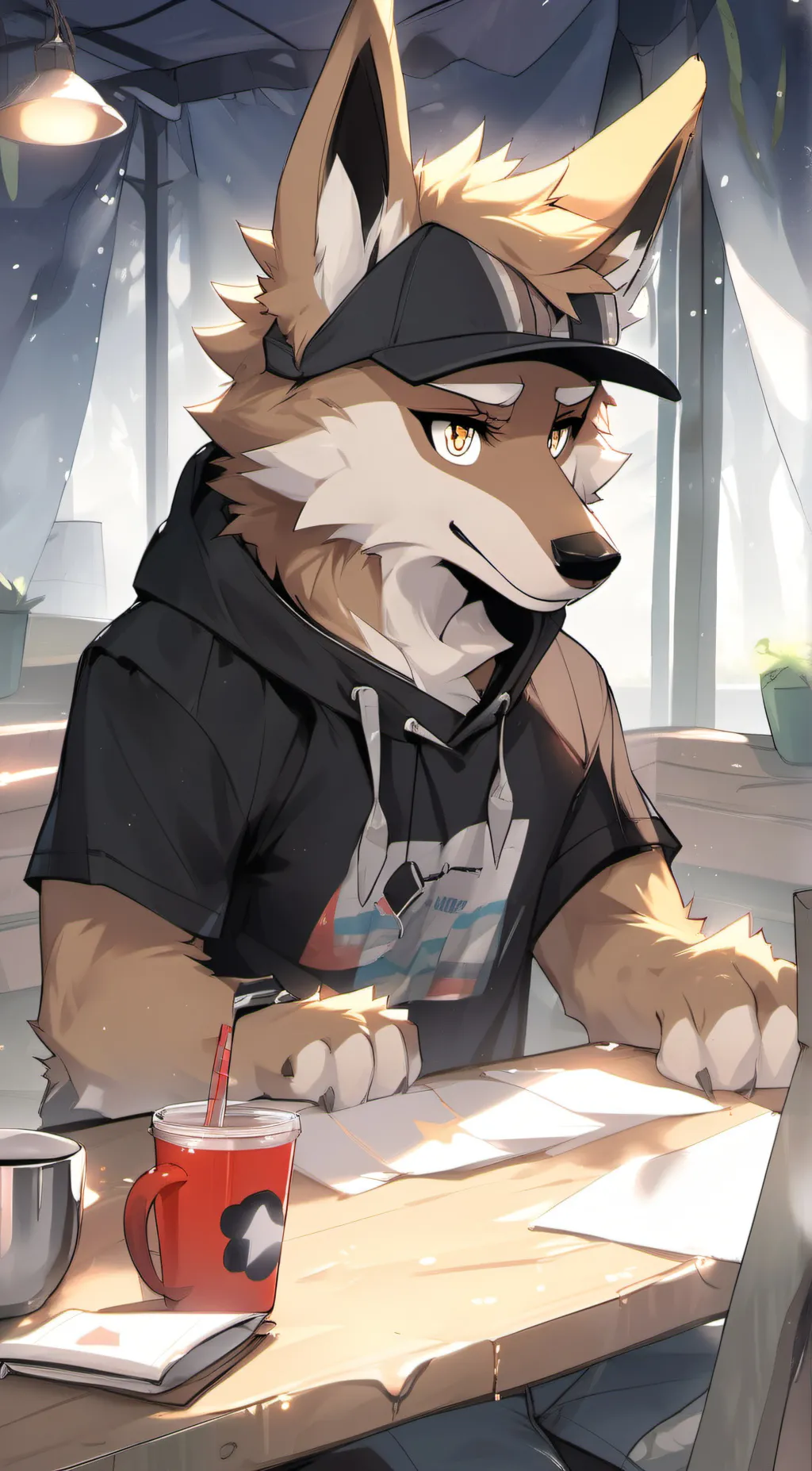 ai character: Lucas background