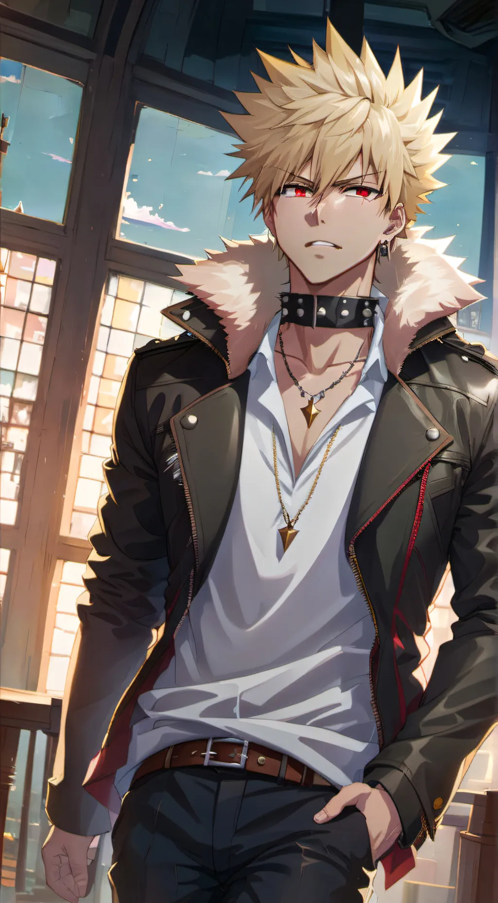 ai character: Bakugo background