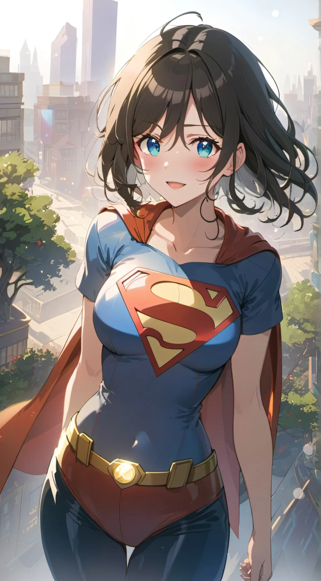 ai character: Lani Zor-El background
