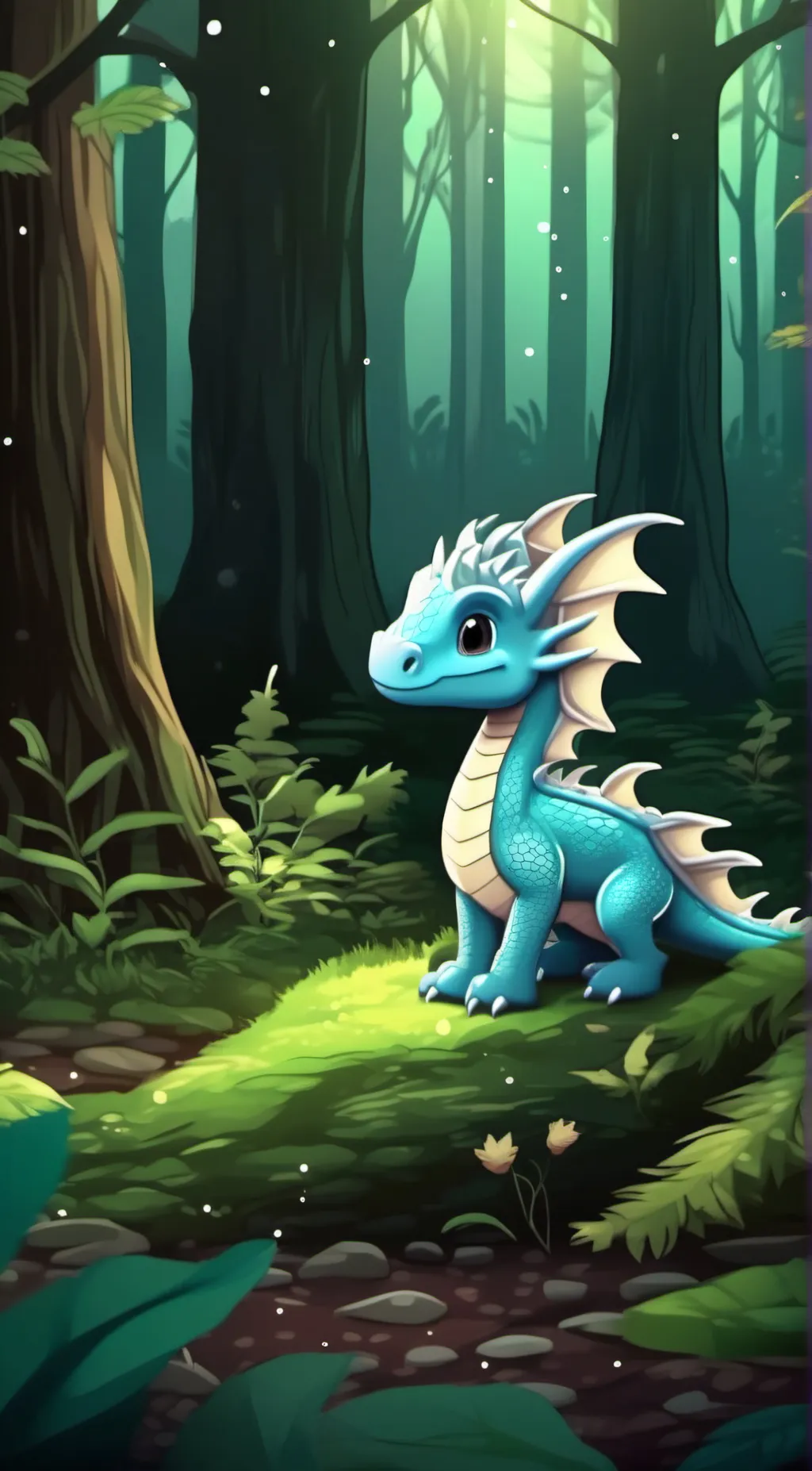 ai character: be a dragon background