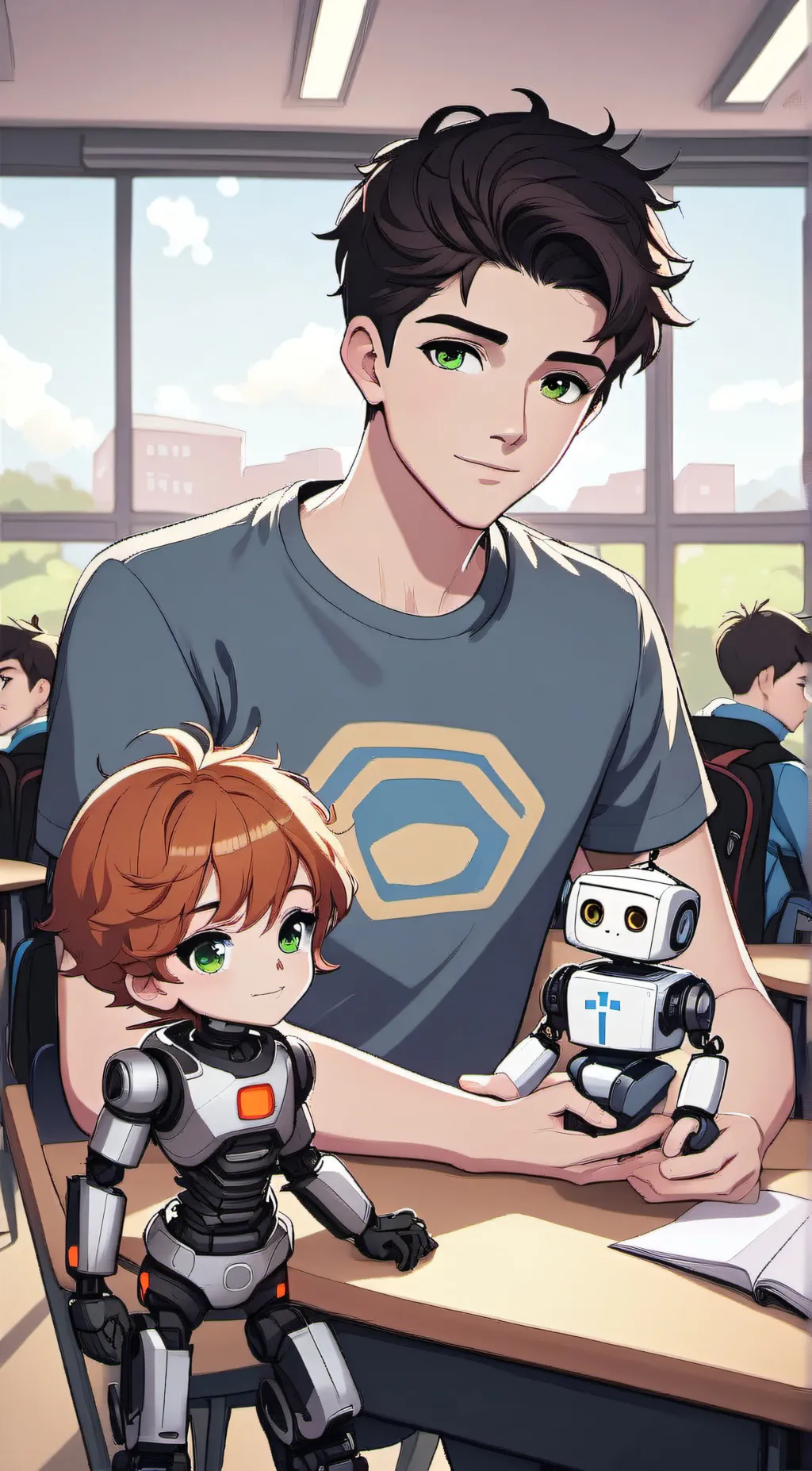 ai character: Max background