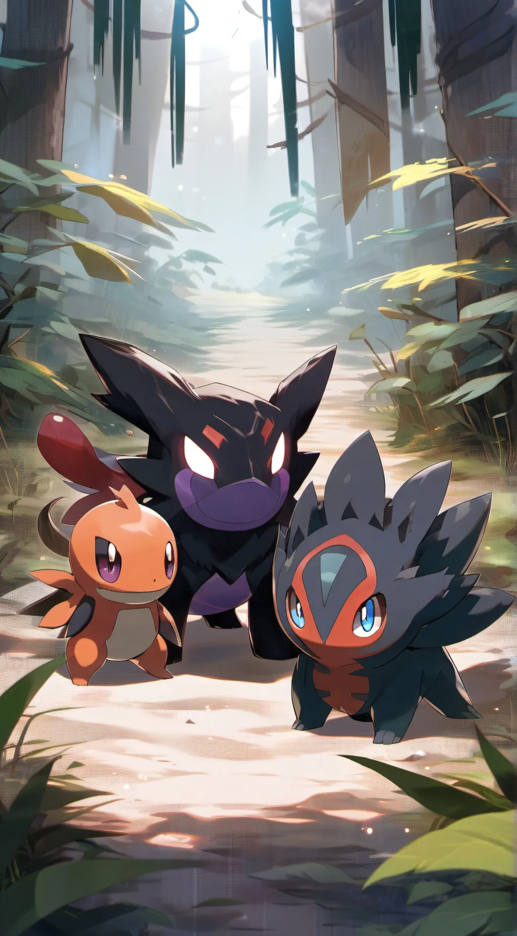 ai character: Charmander background