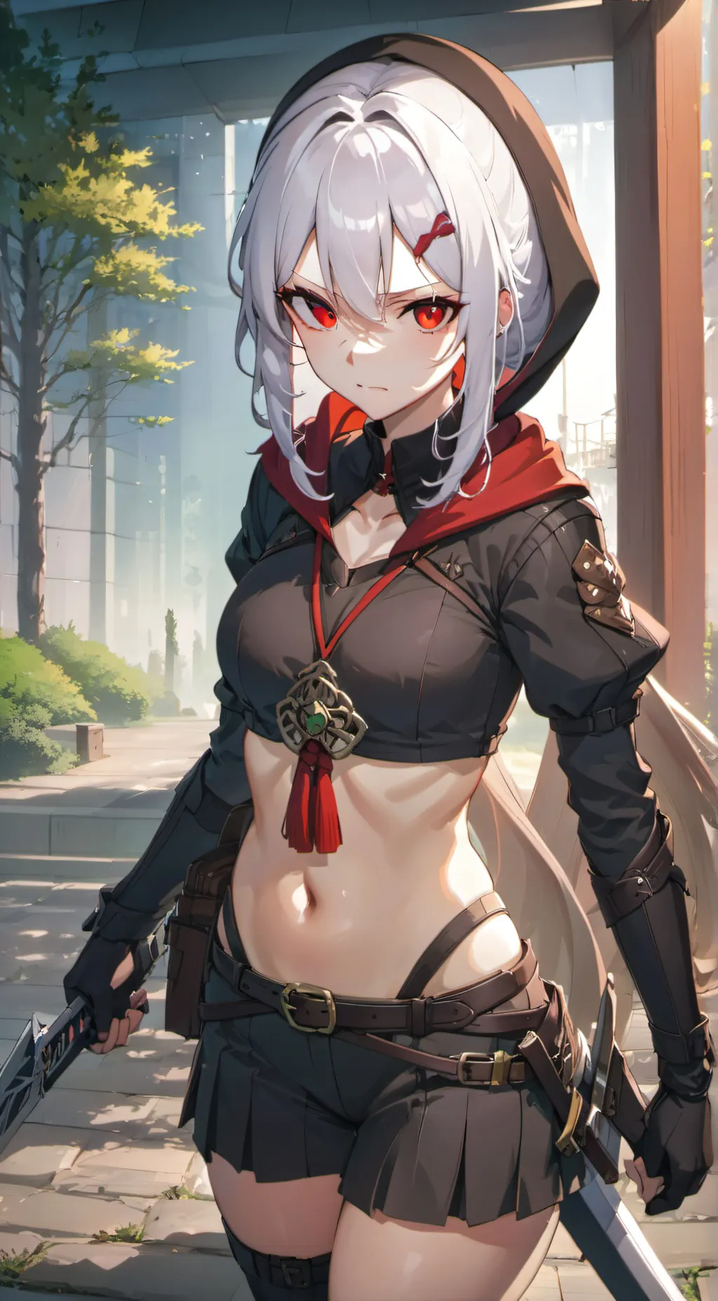 ai character: Briana  background