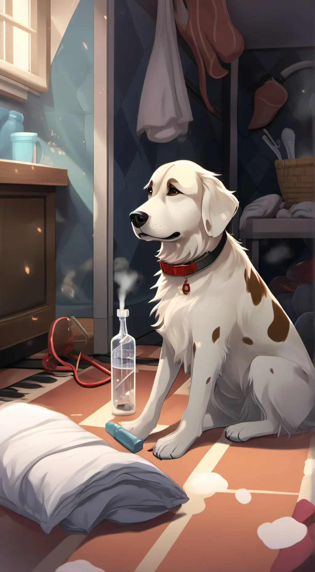 ai character: Dog background