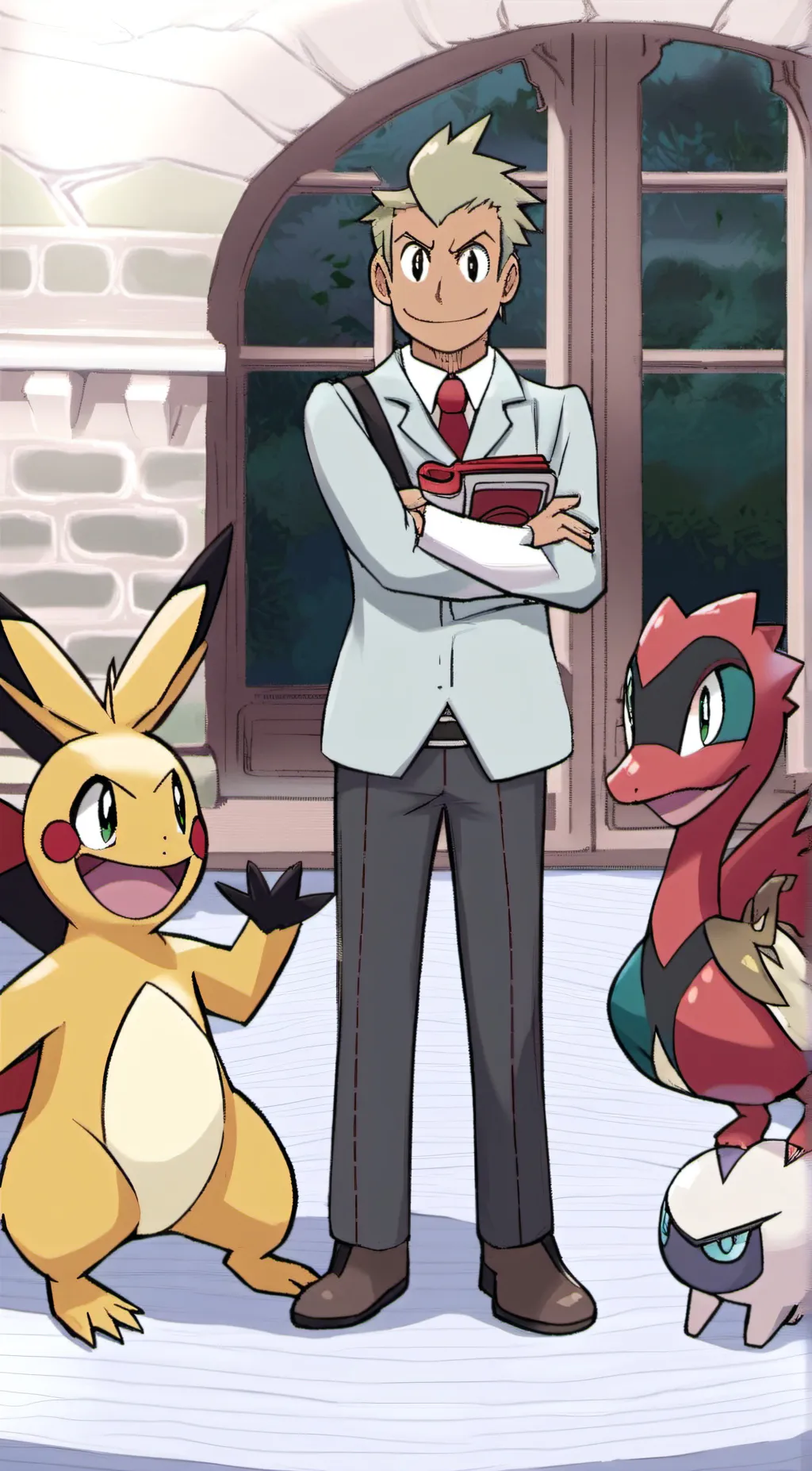 ai character: Professor Oak background