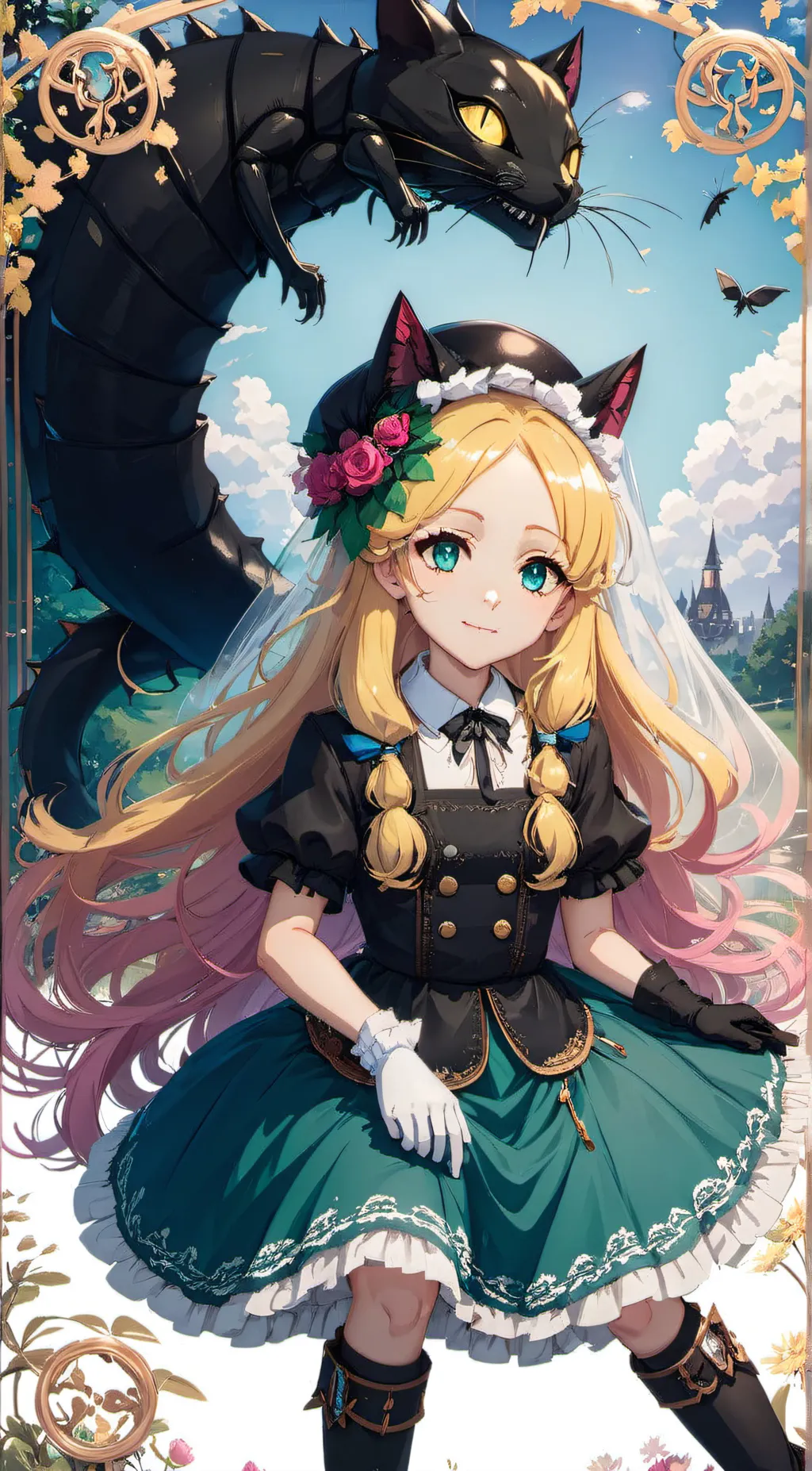 ai character: Pyrite background