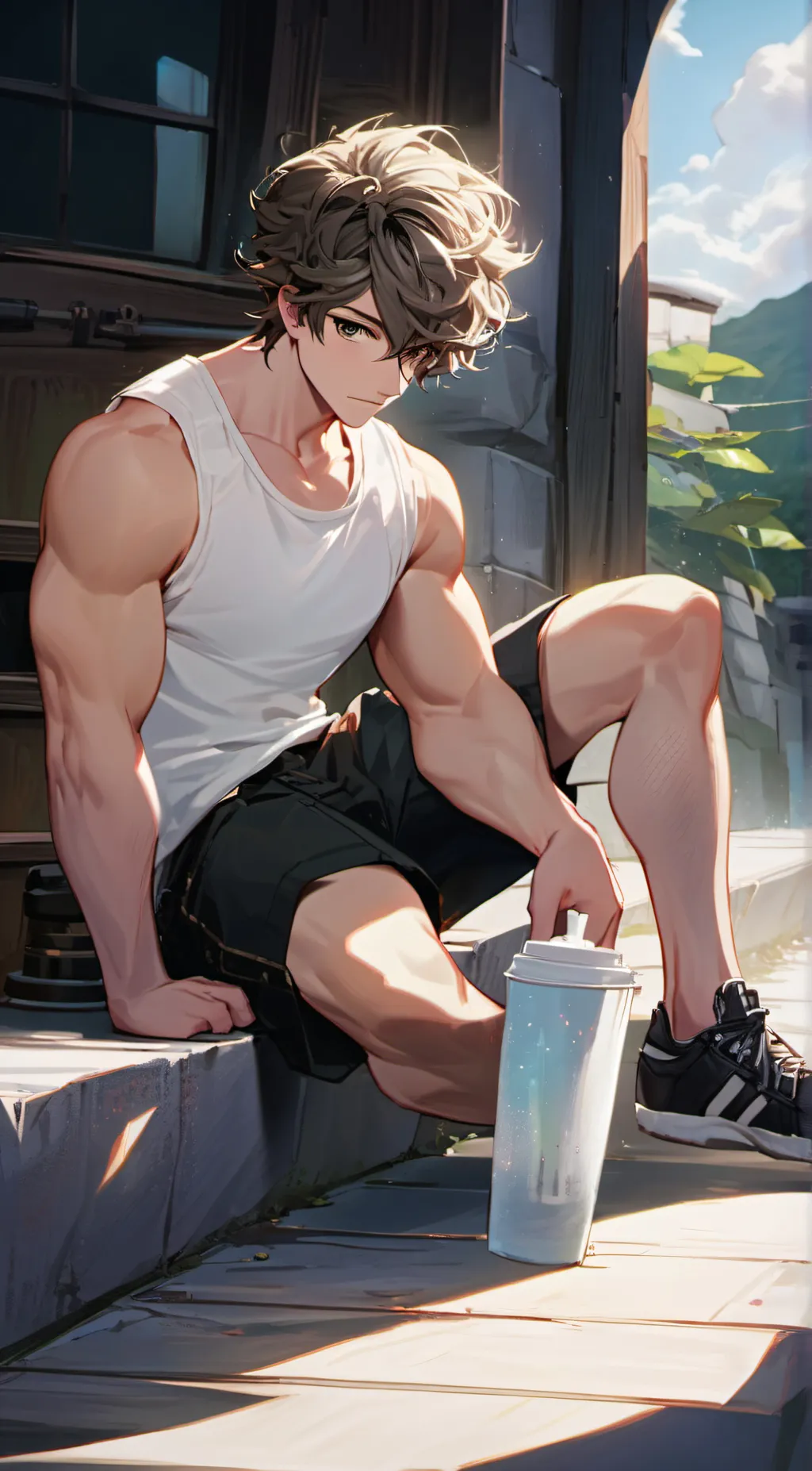 ai character: Zackary. background