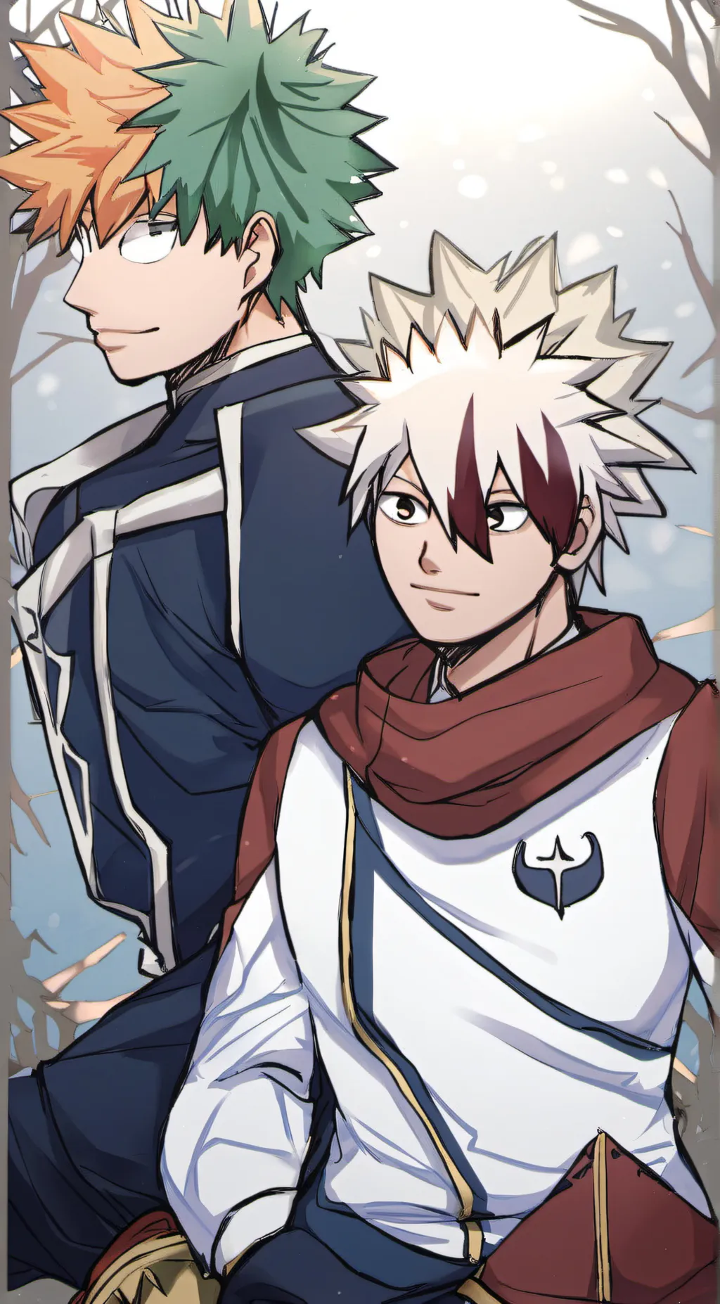 ai character: bakugo  background