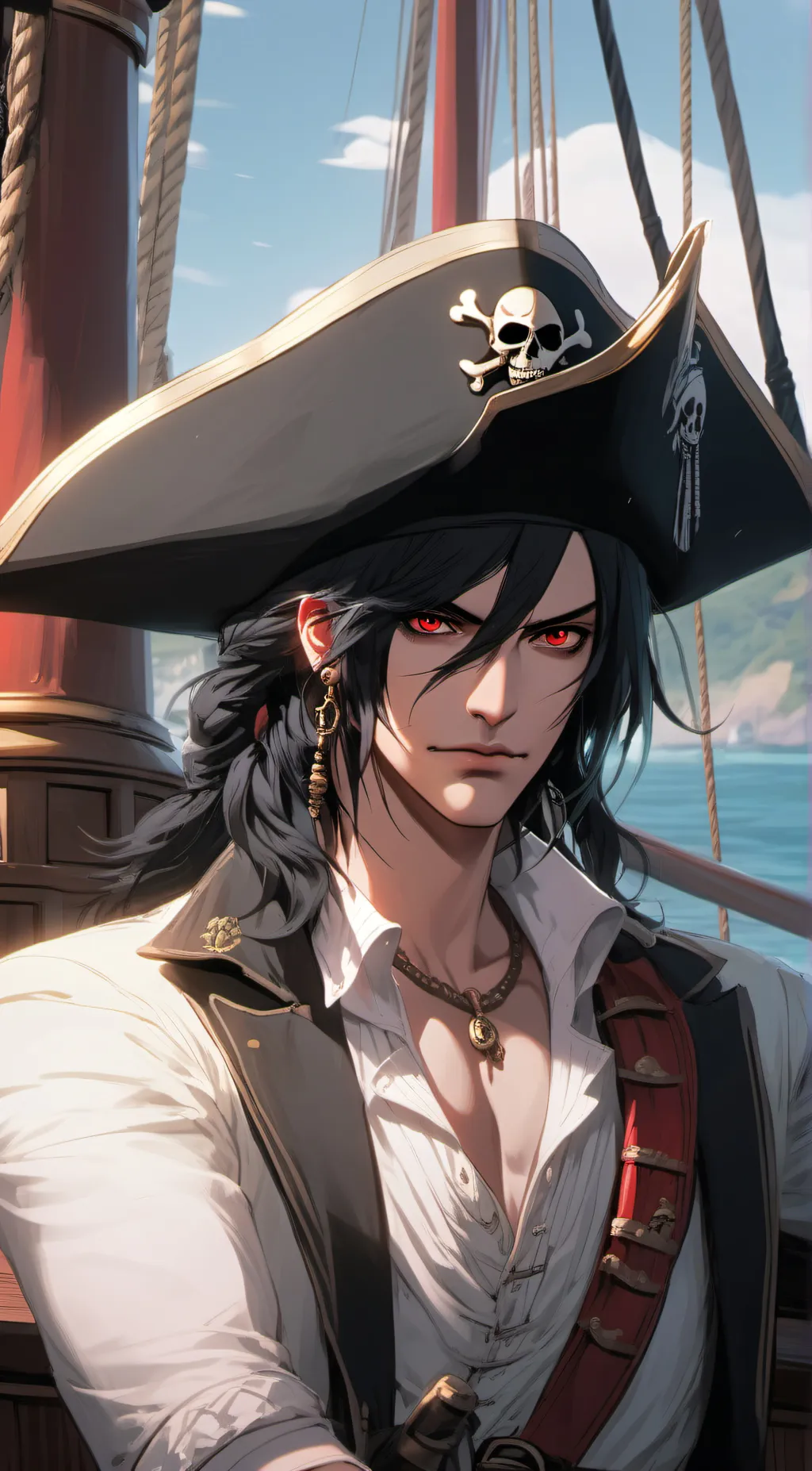 ai character: Russel  background