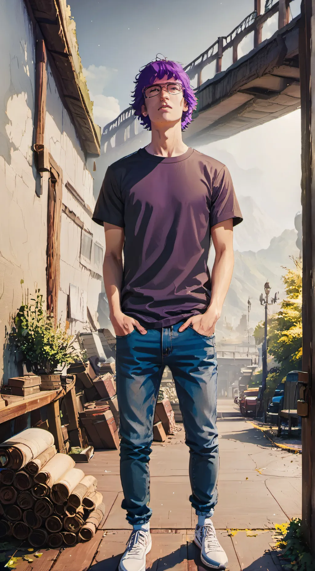 ai character: Jackson  background