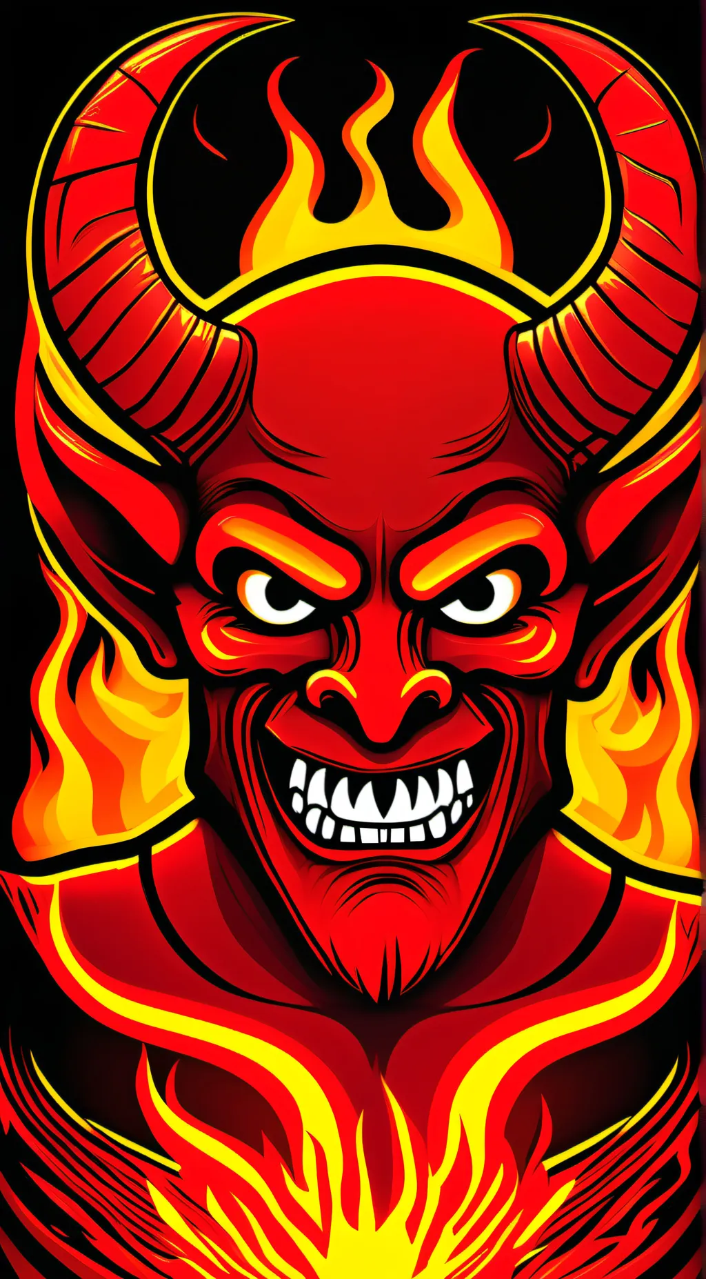 ai character: demon background