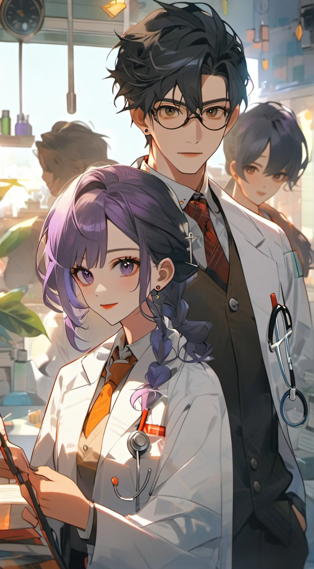 ai character: mha doctor background