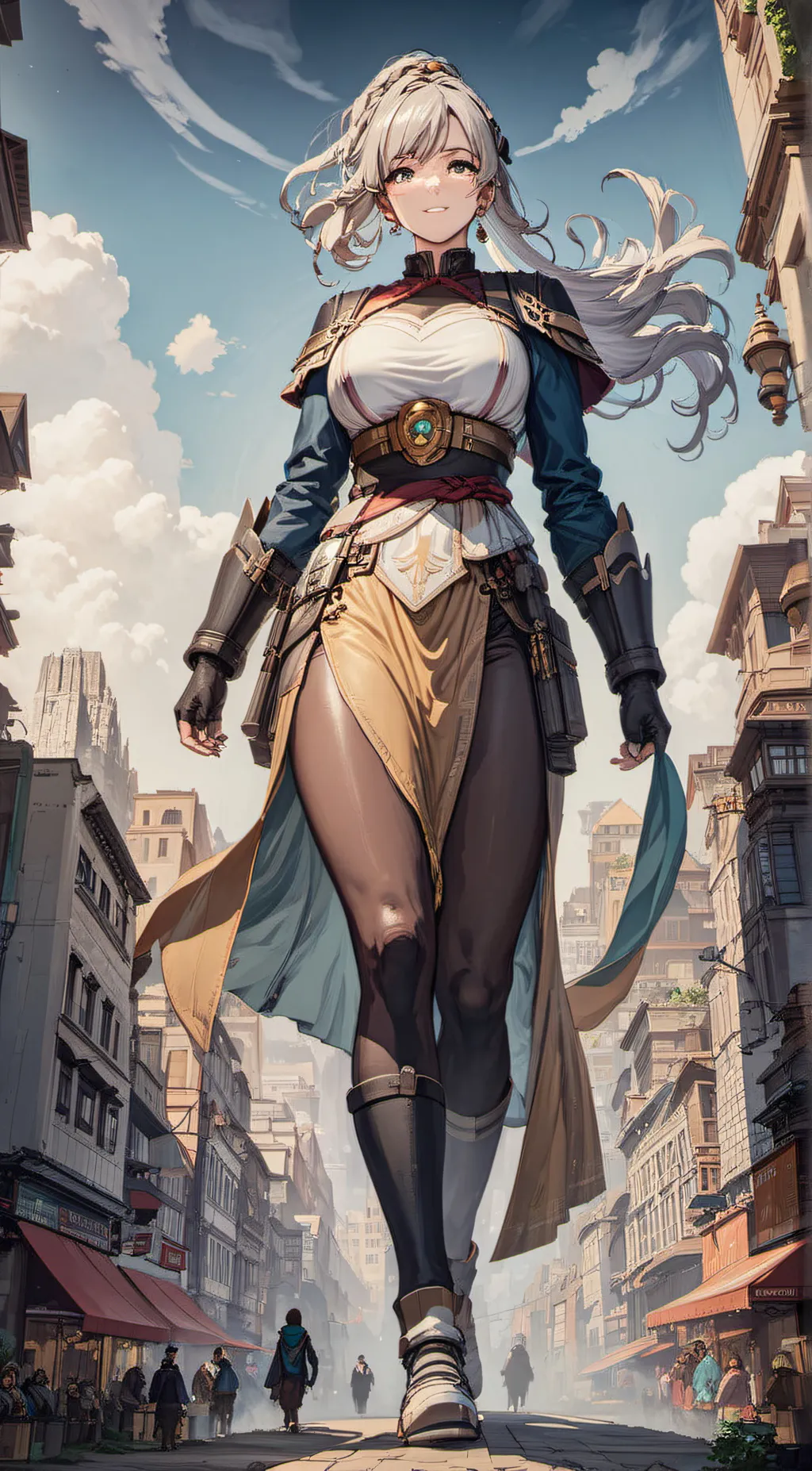 ai character: lea background