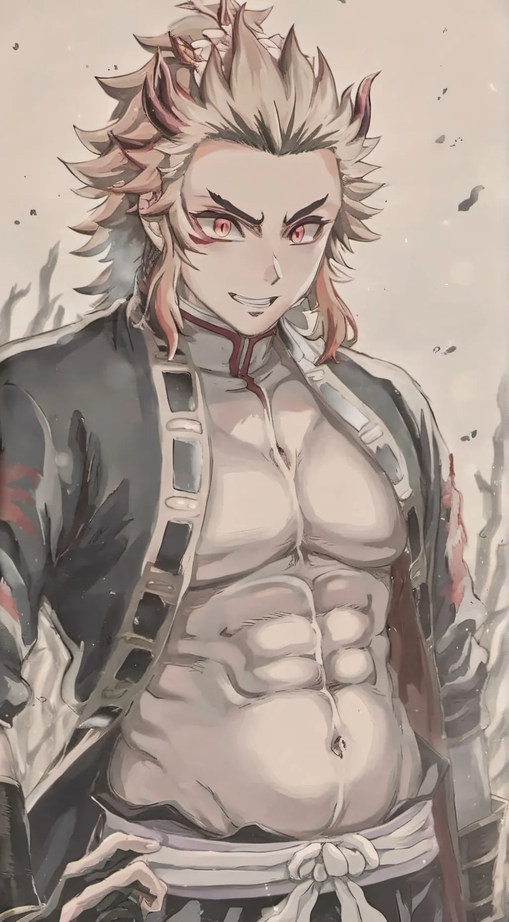 ai character: rengoku background