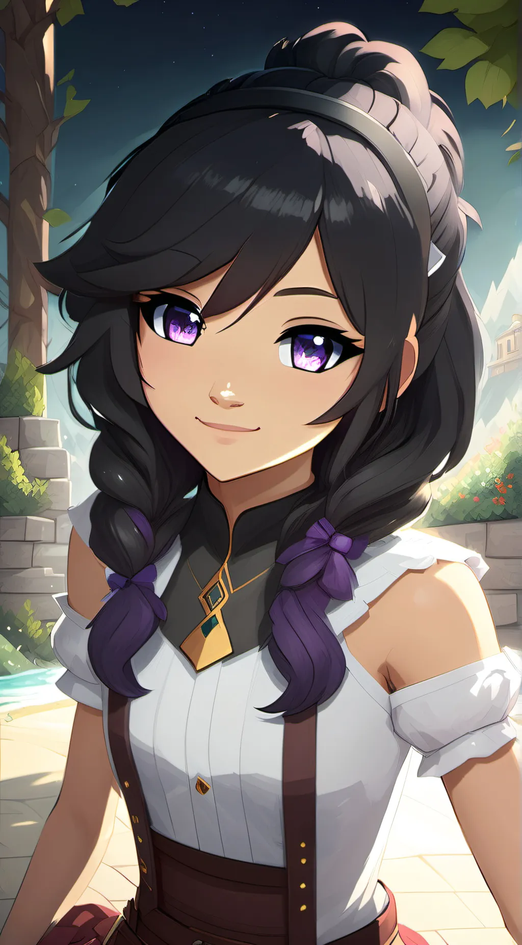 ai character: aphmau and friends background