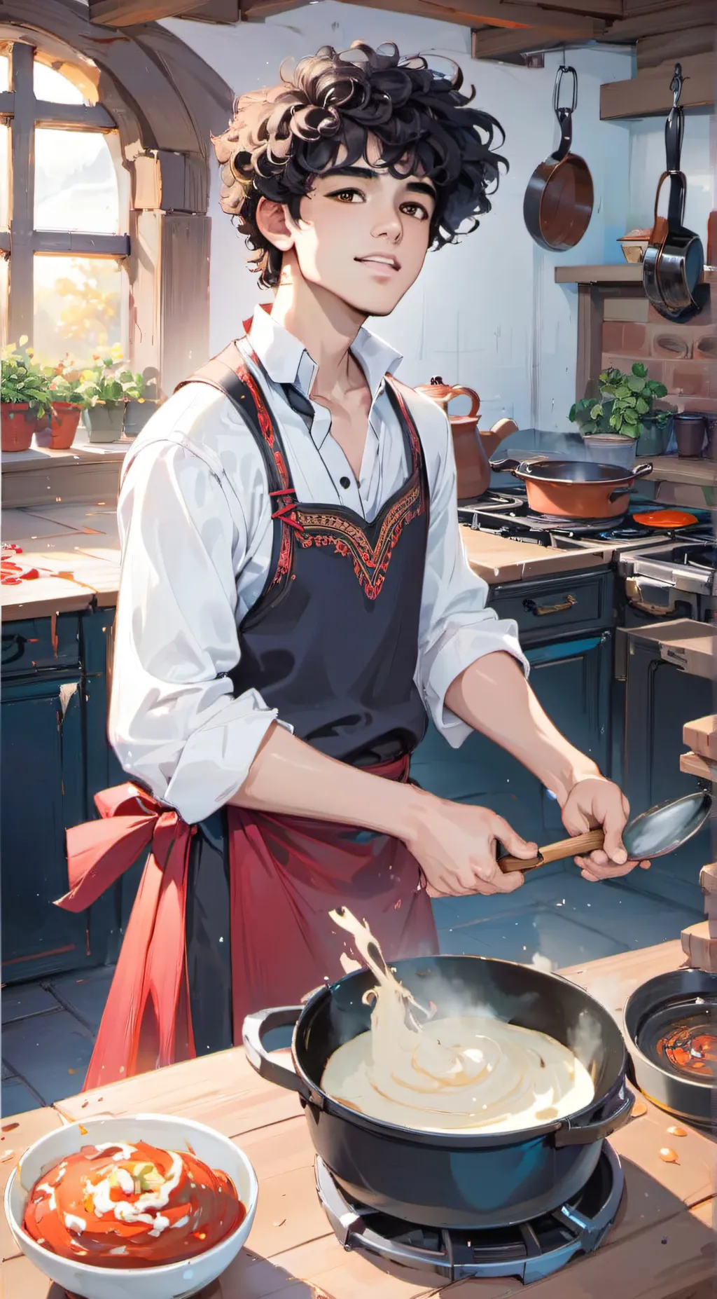 ai character: Mateo background