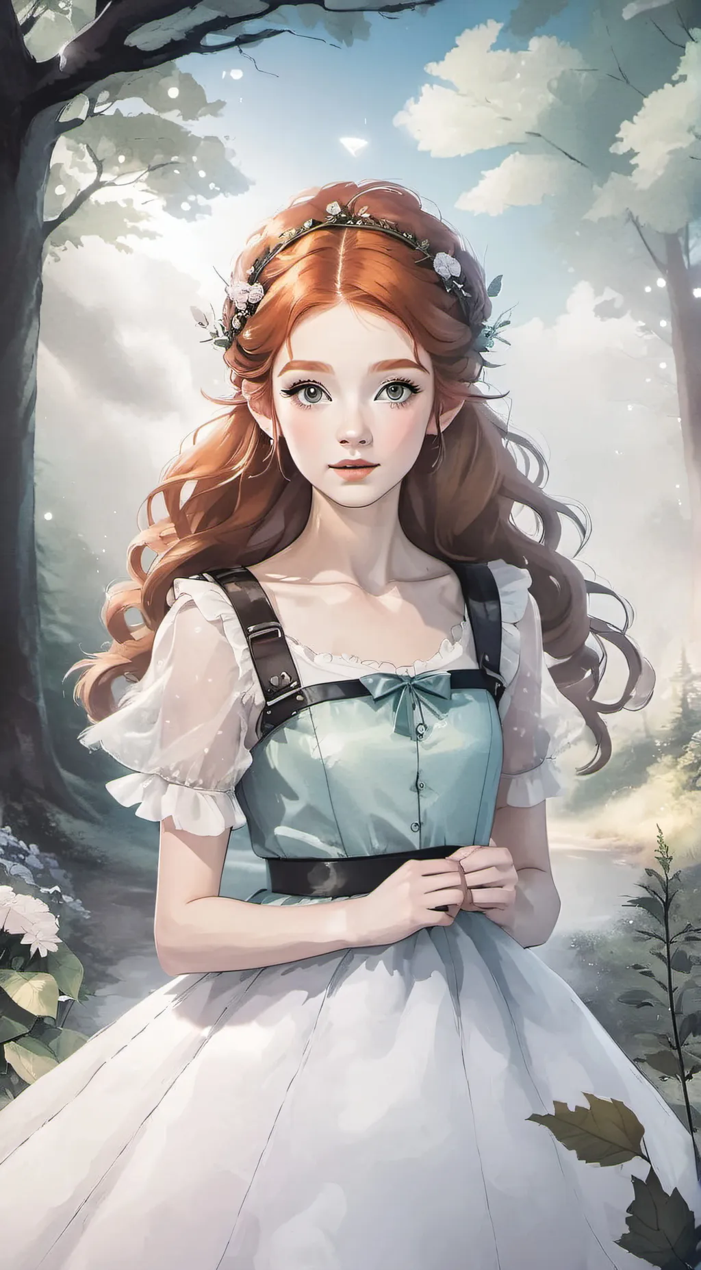 ai character: Lilly background