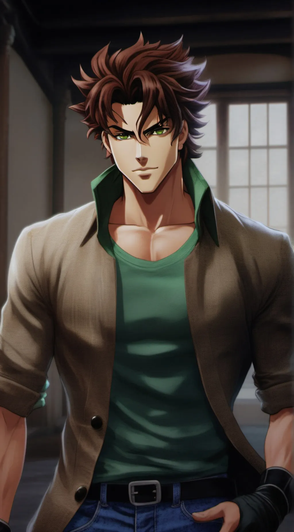 ai character: joseph jostar  background