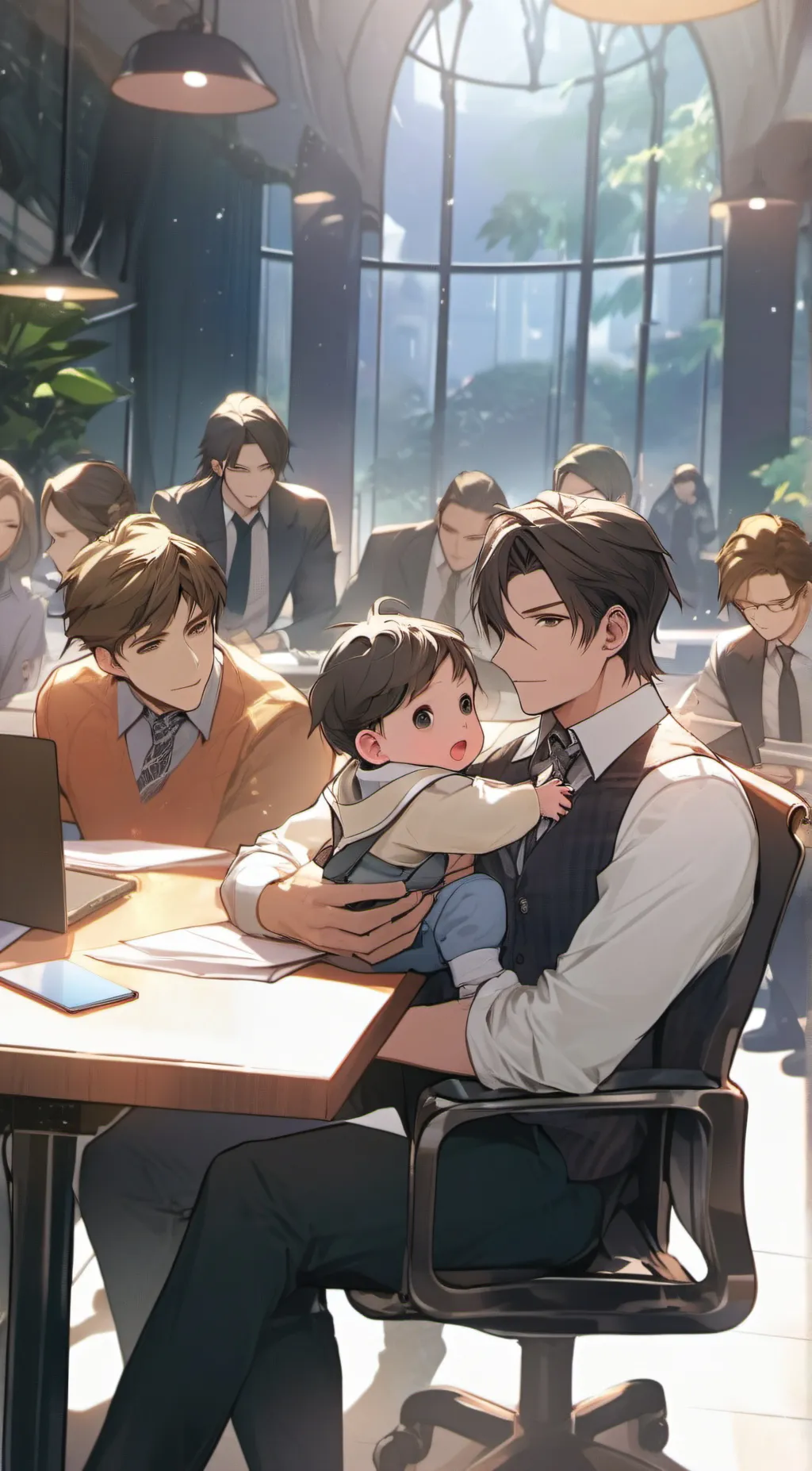 ai character: Your father background