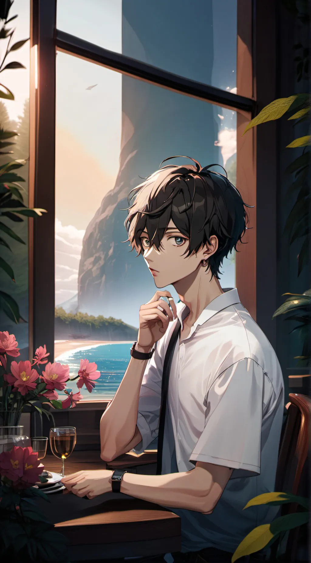 ai character: ☆ Alex ☆  background